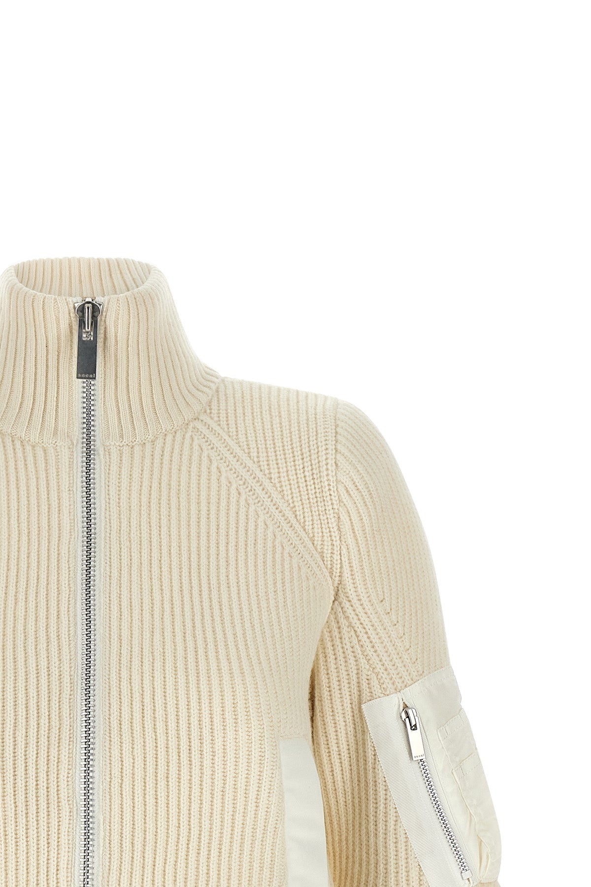 SACAI Blouson with Flared Sleeves