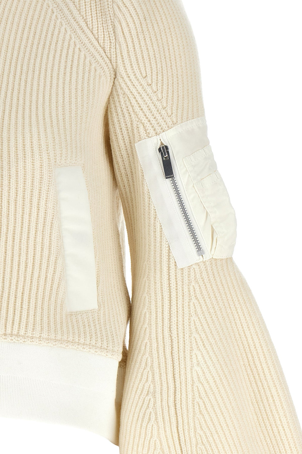 SACAI Blouson with Flared Sleeves