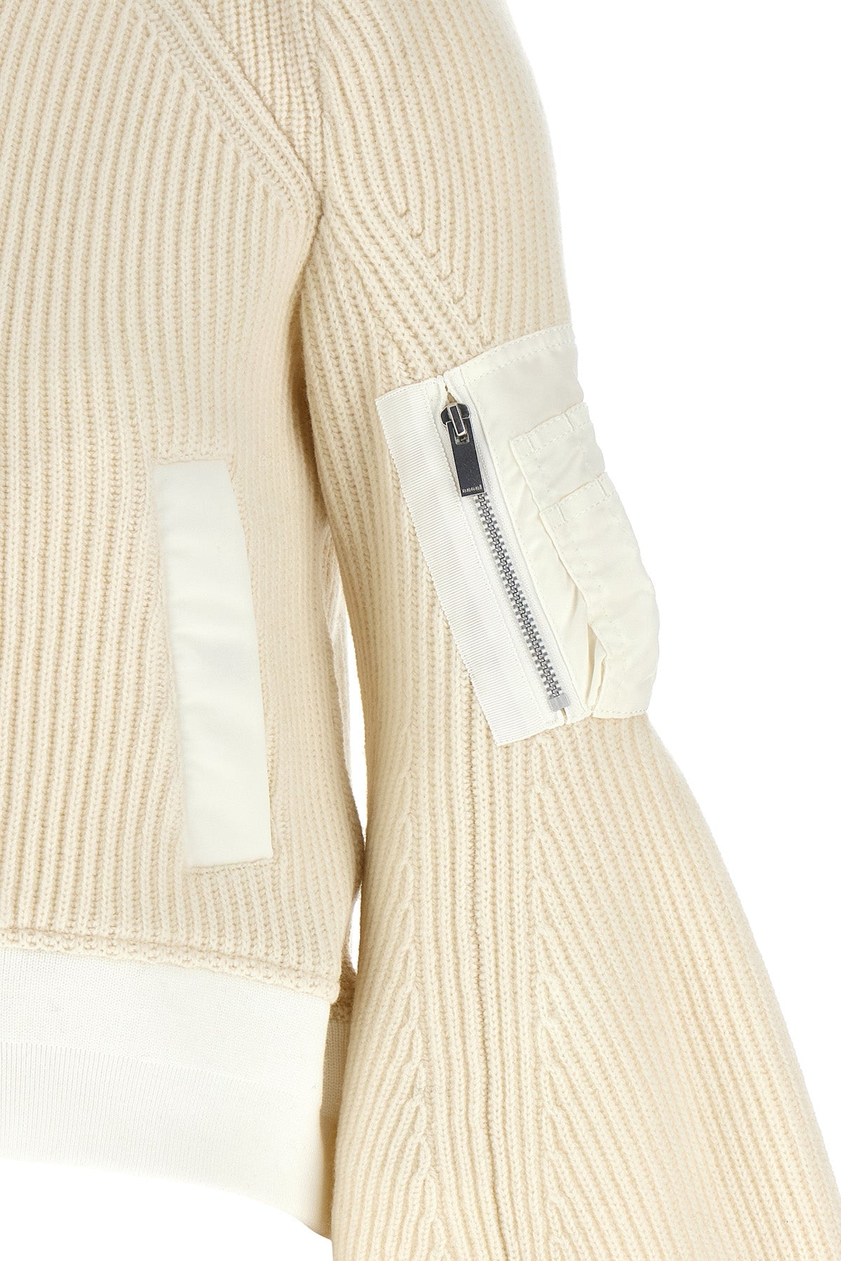 SACAI Blouson with Flared Sleeves