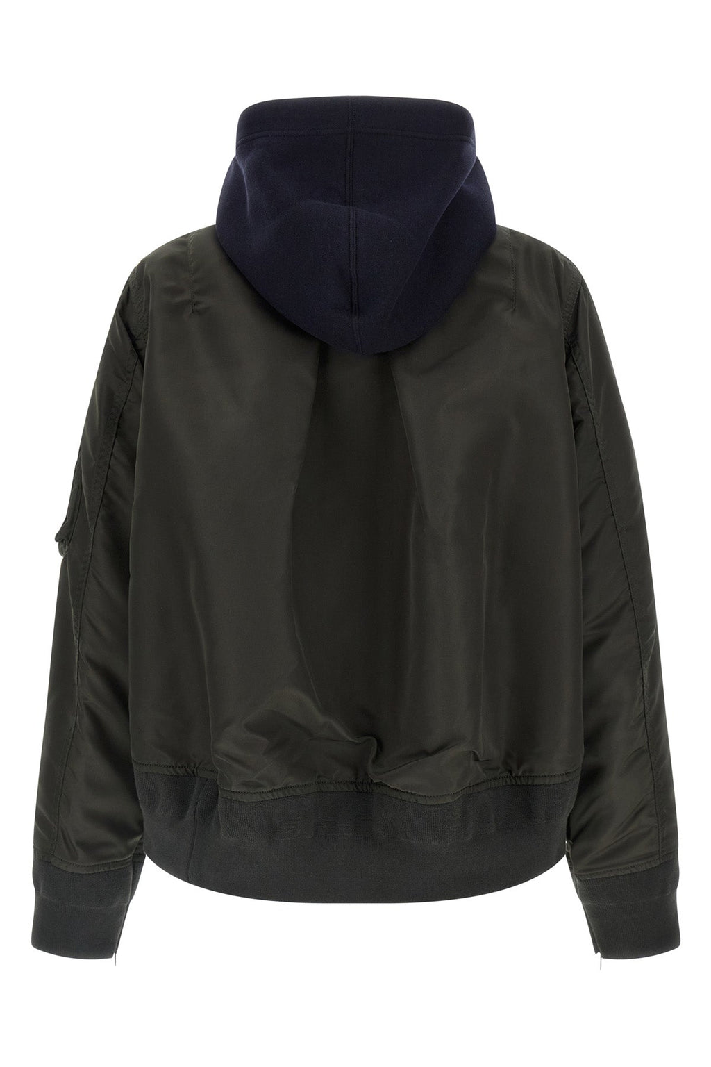 SACAI Hybrid Hoodie Bomber Details