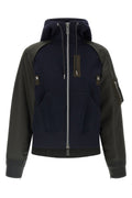 SACAI Hybrid Hoodie Bomber Details