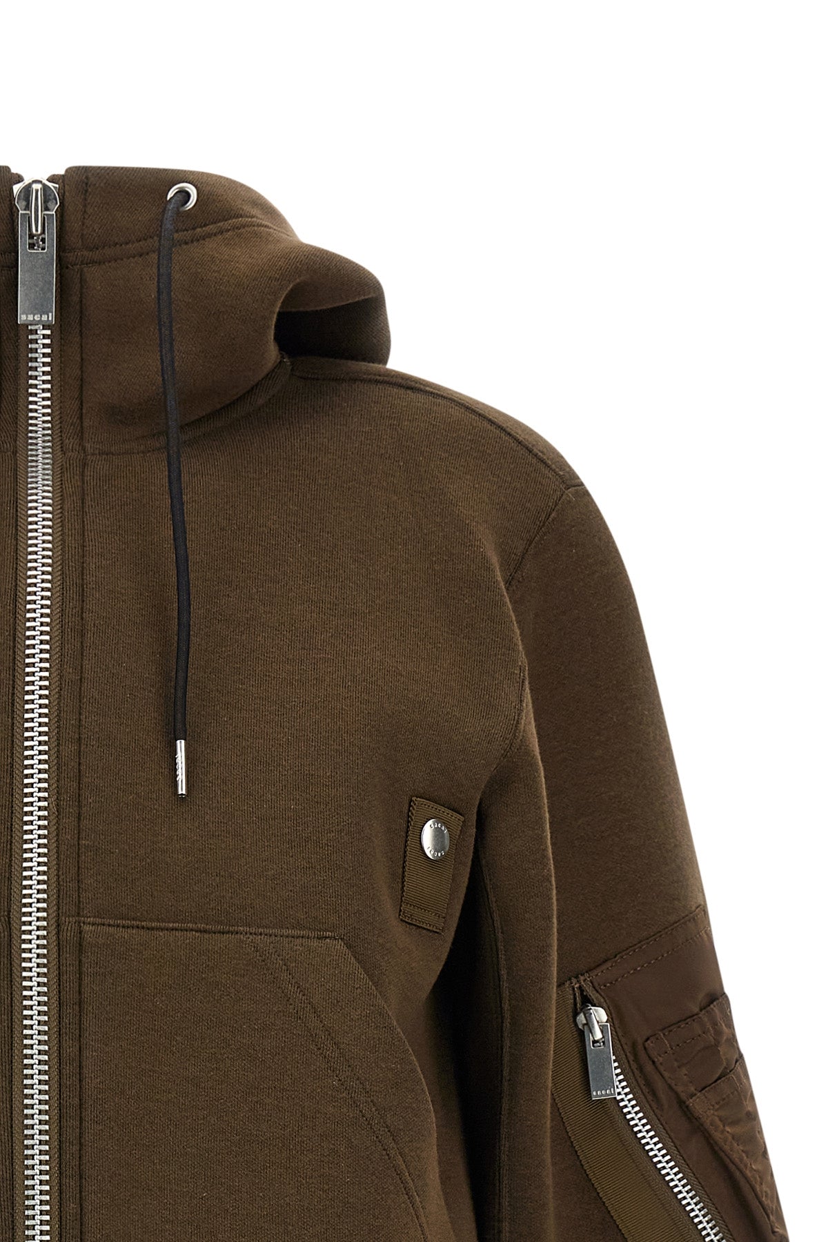 Sacai Hoodie with Hybrid Construction