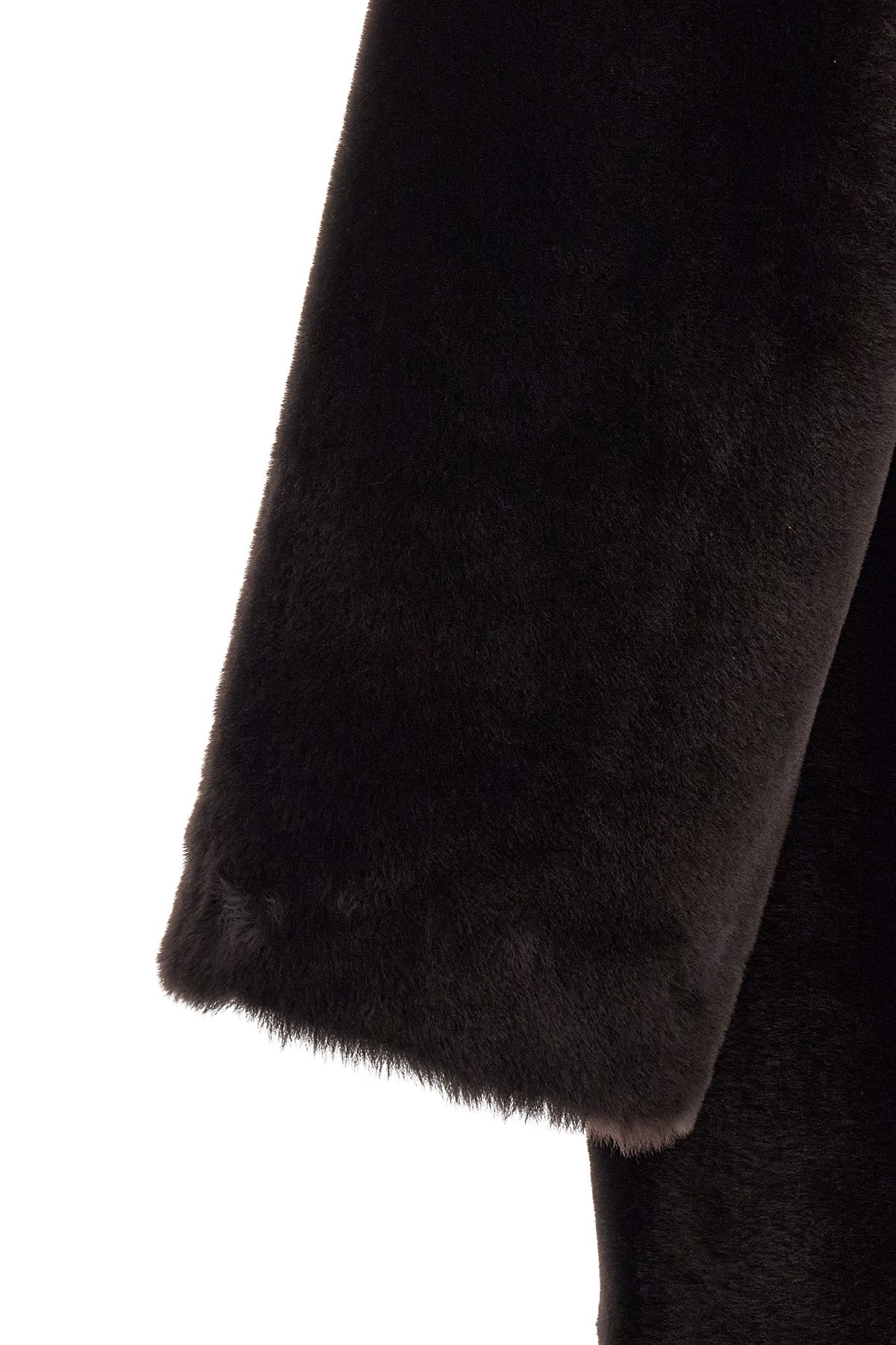 Blancha Shearling Coat With Patch Pockets