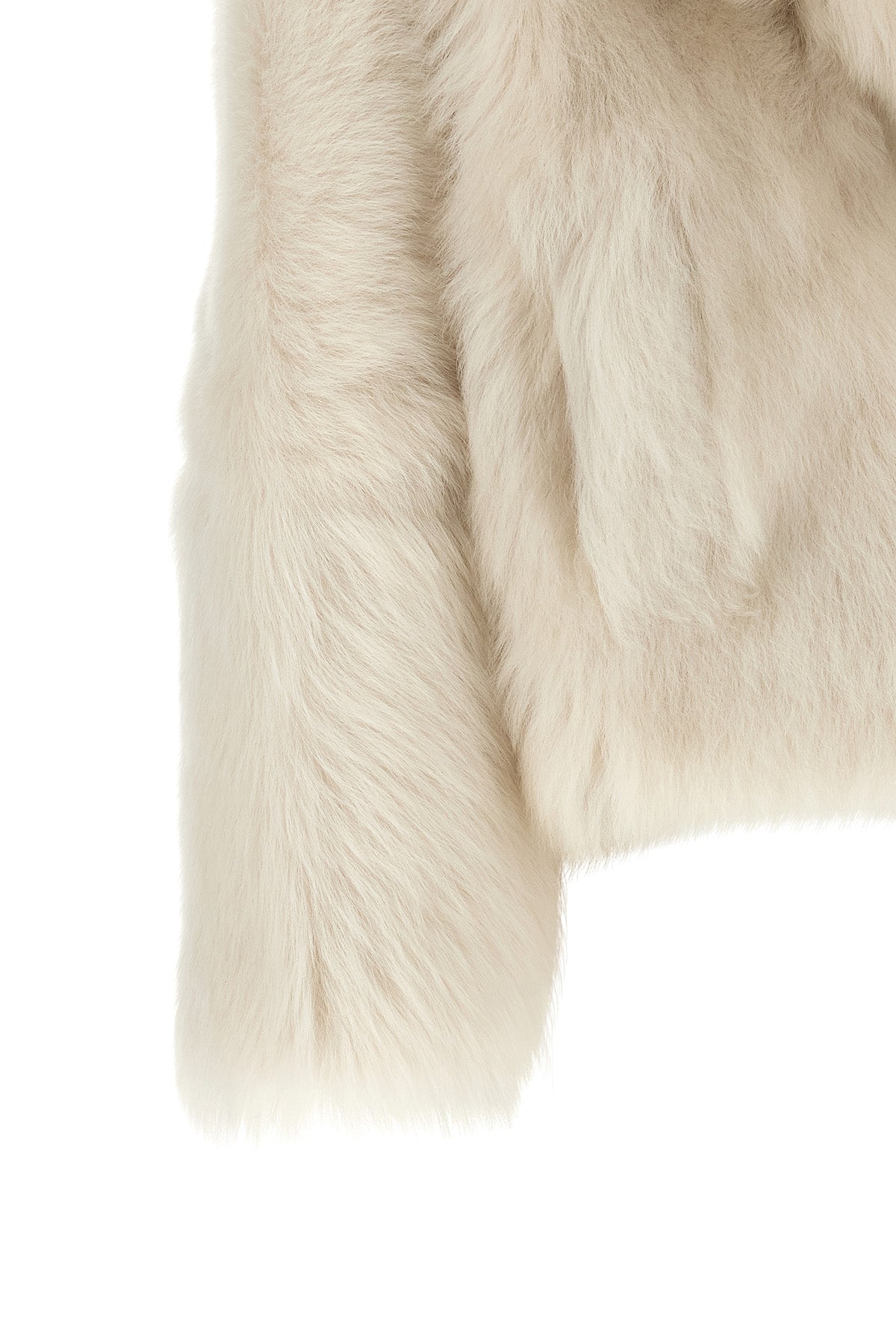 Blancha Shearling Jacket with Maxi Collar