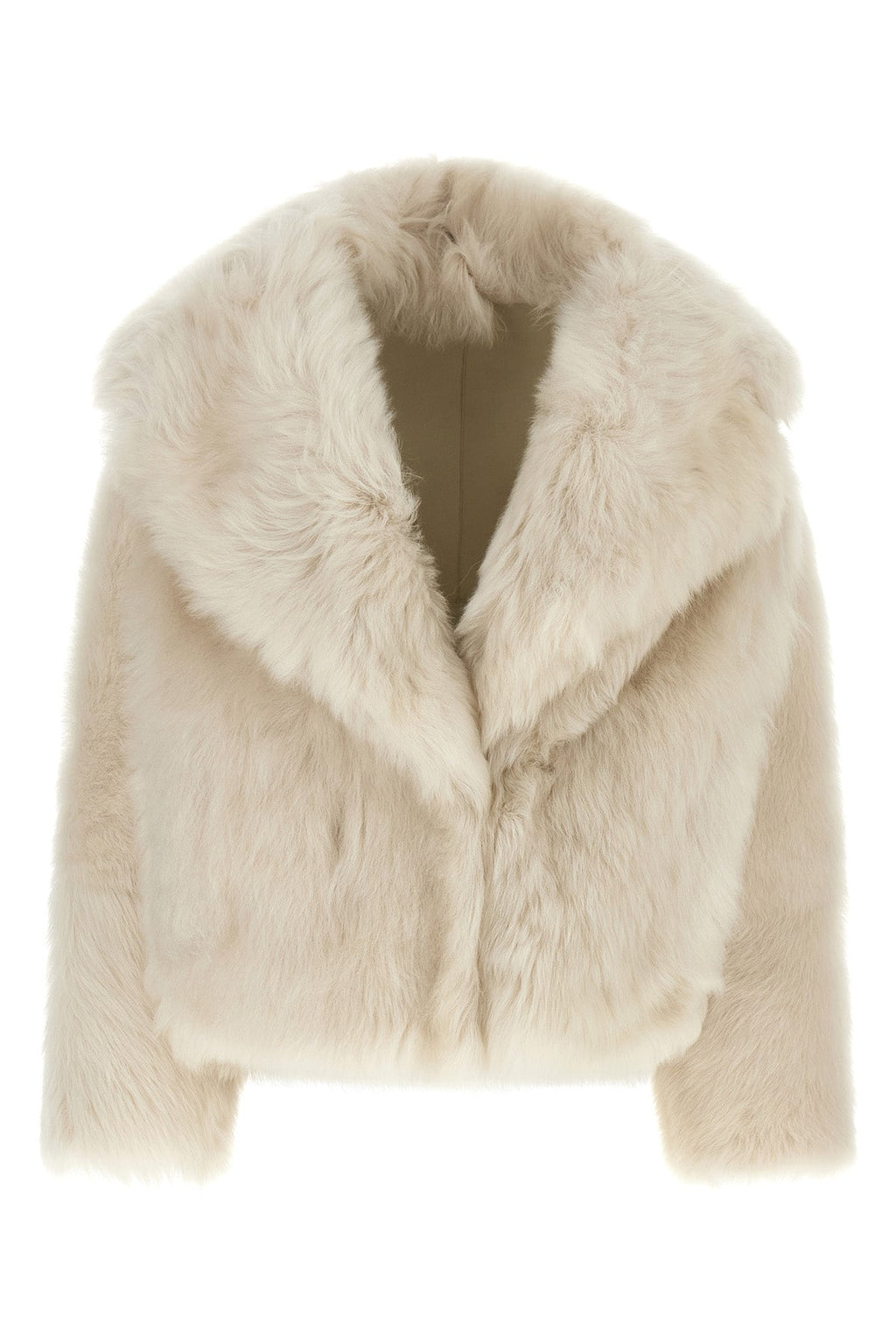 Blancha Shearling Jacket with Maxi Collar