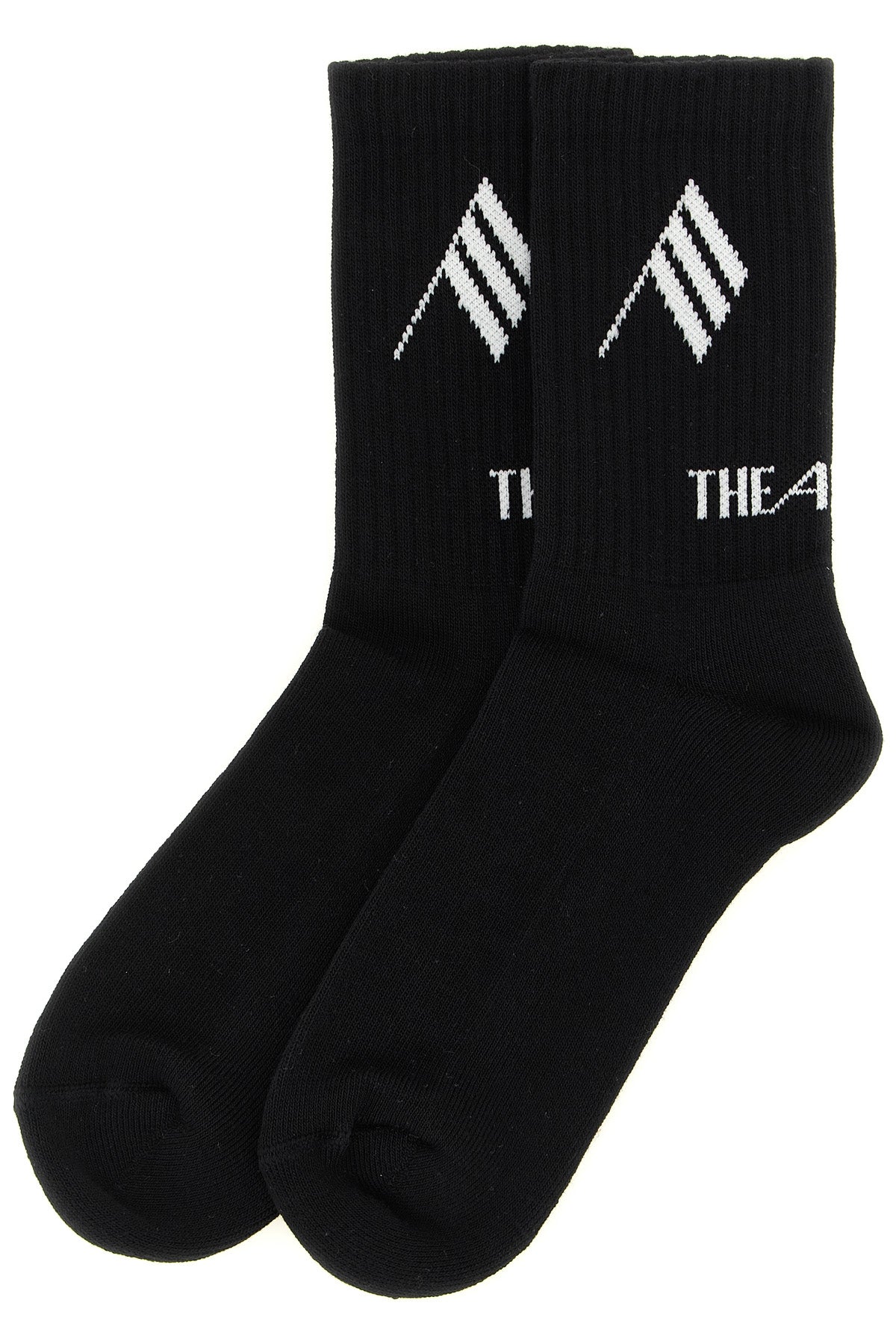 Logo intarsia socks