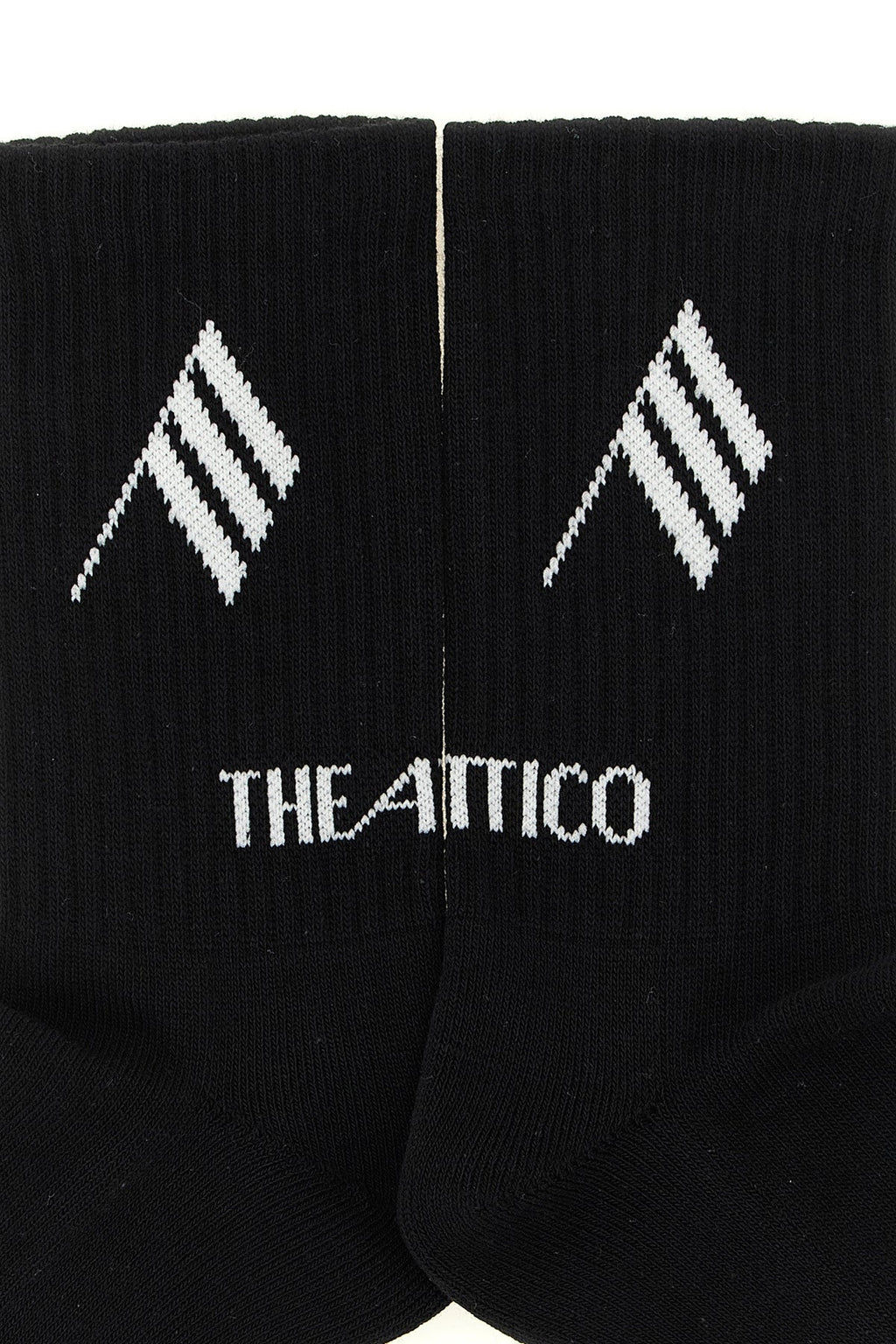 Logo intarsia socks