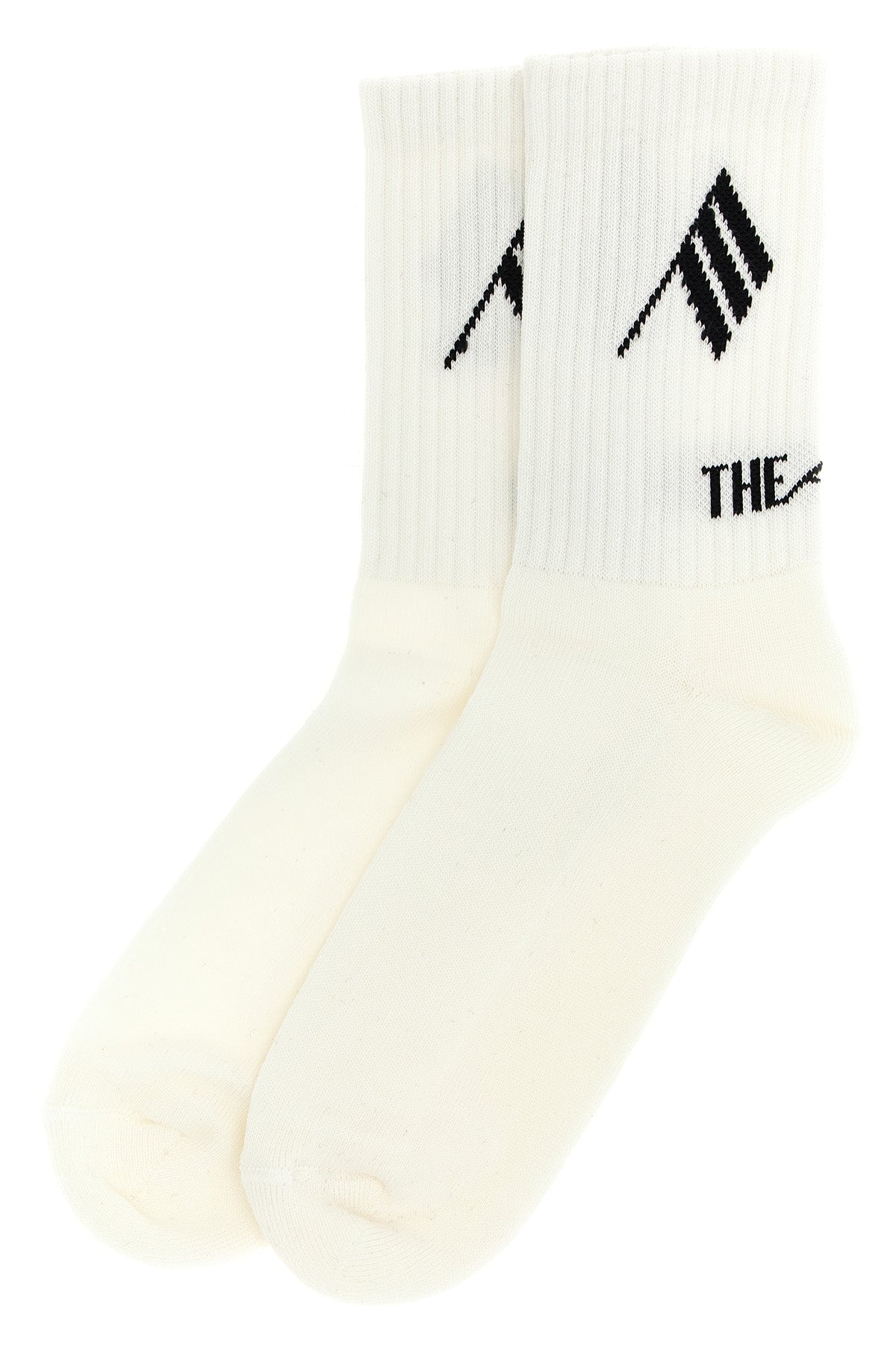 Logo intarsia socks