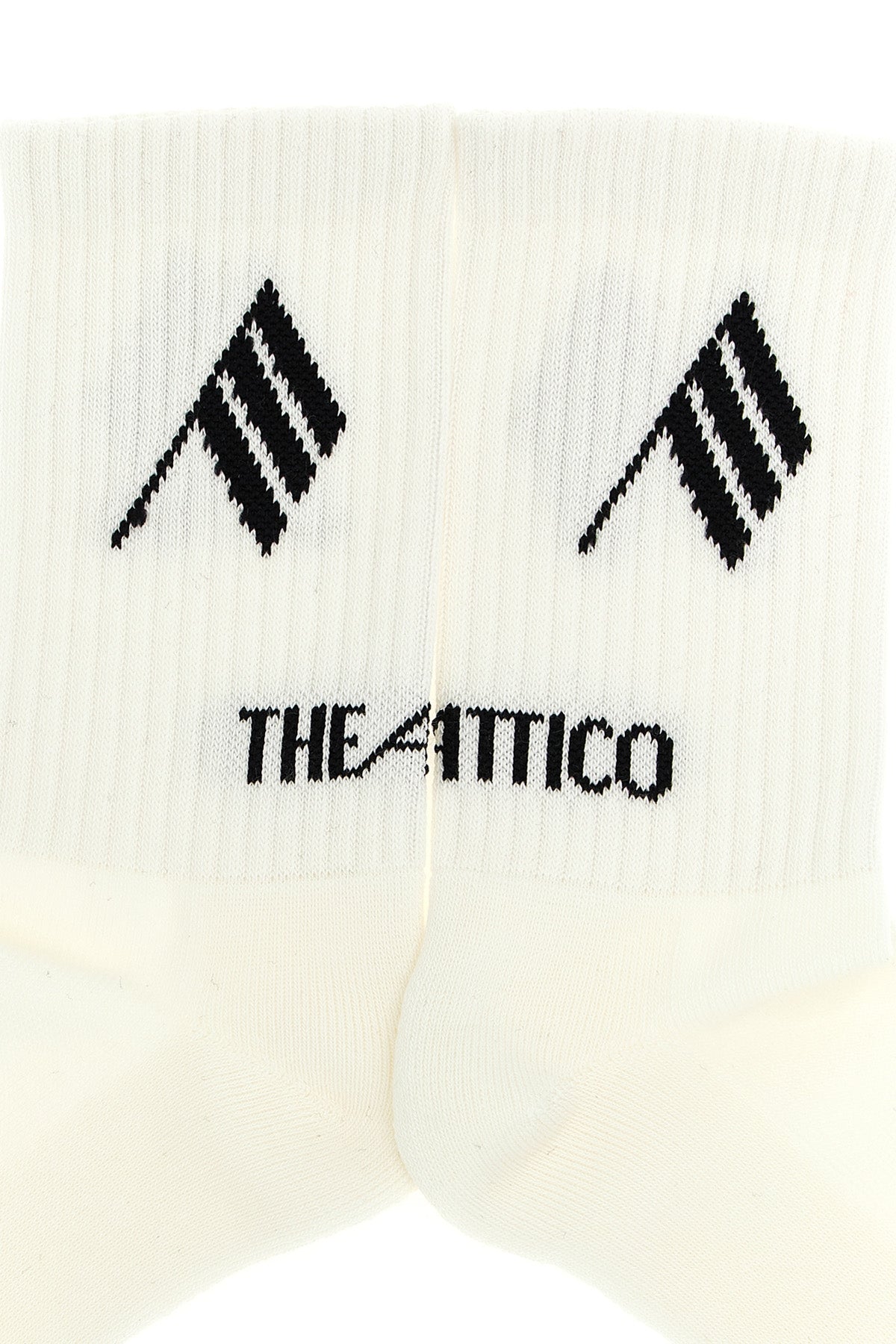 Logo intarsia socks