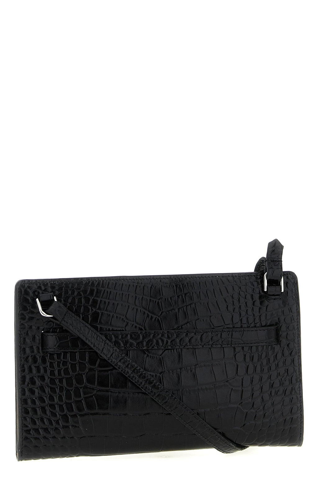 Belted Leather Crossbody Bag
