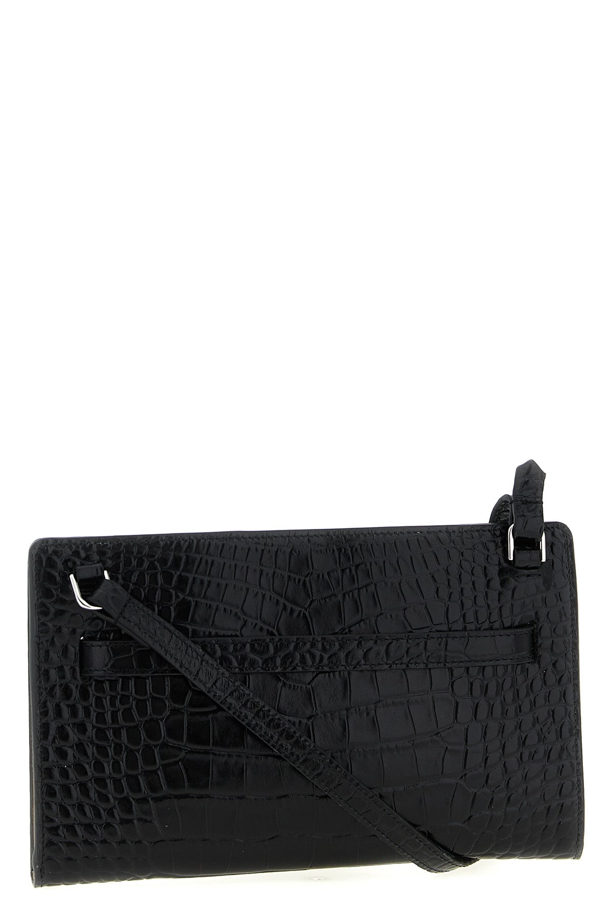 Belted Leather Crossbody Bag