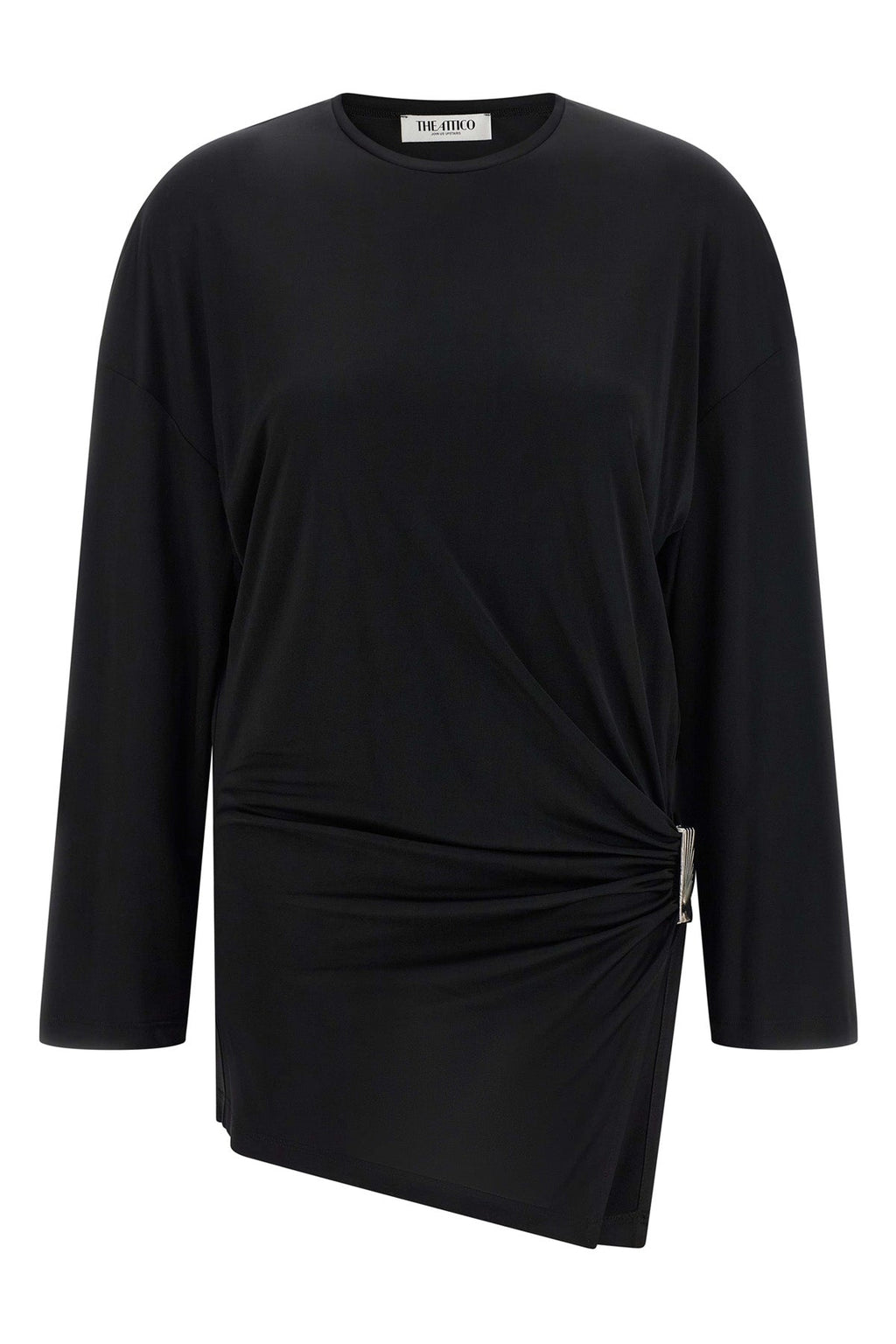 Metallic detail dress