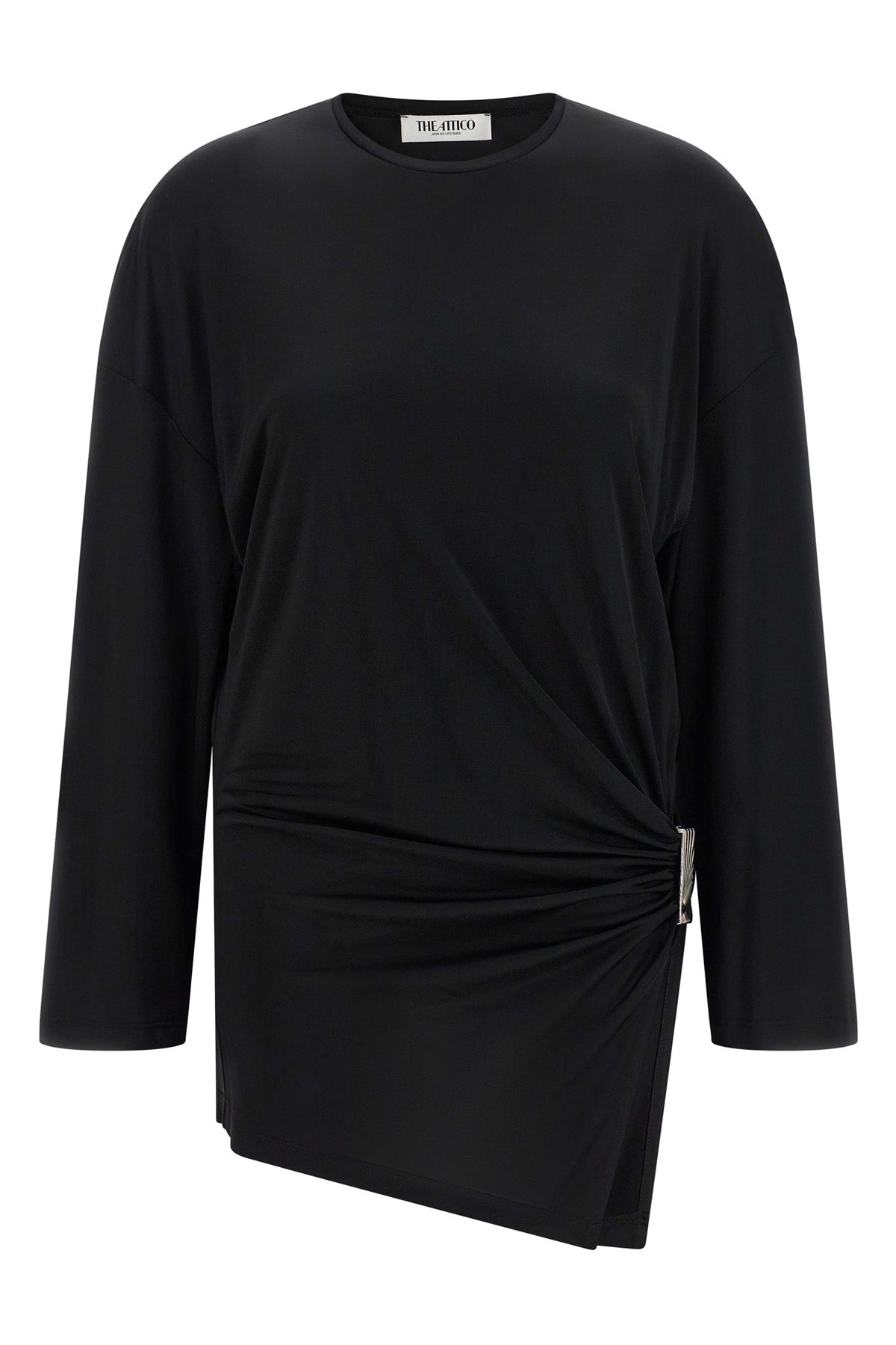 Metallic detail dress
