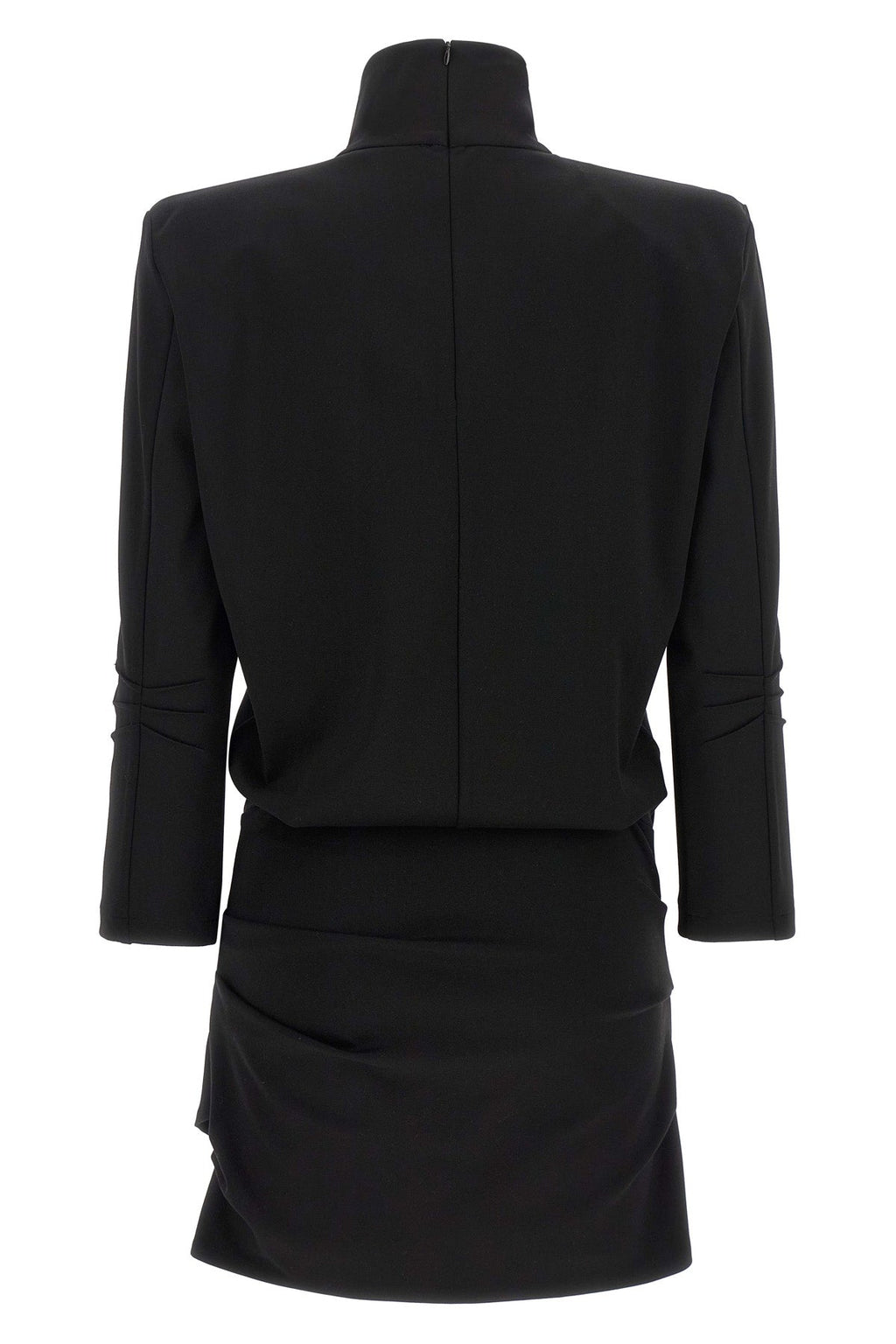 Structured shoulder dress