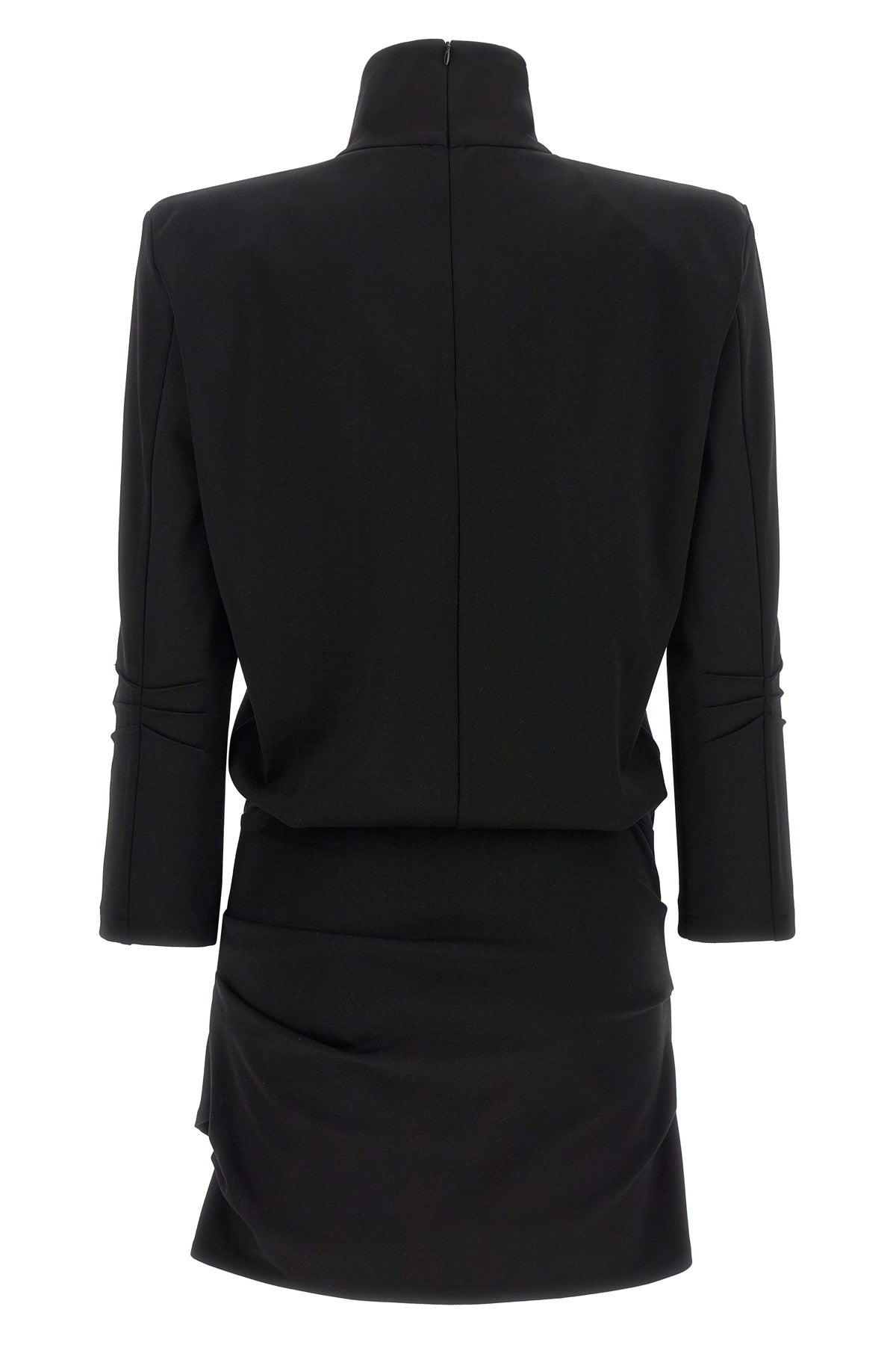 Structured shoulder dress