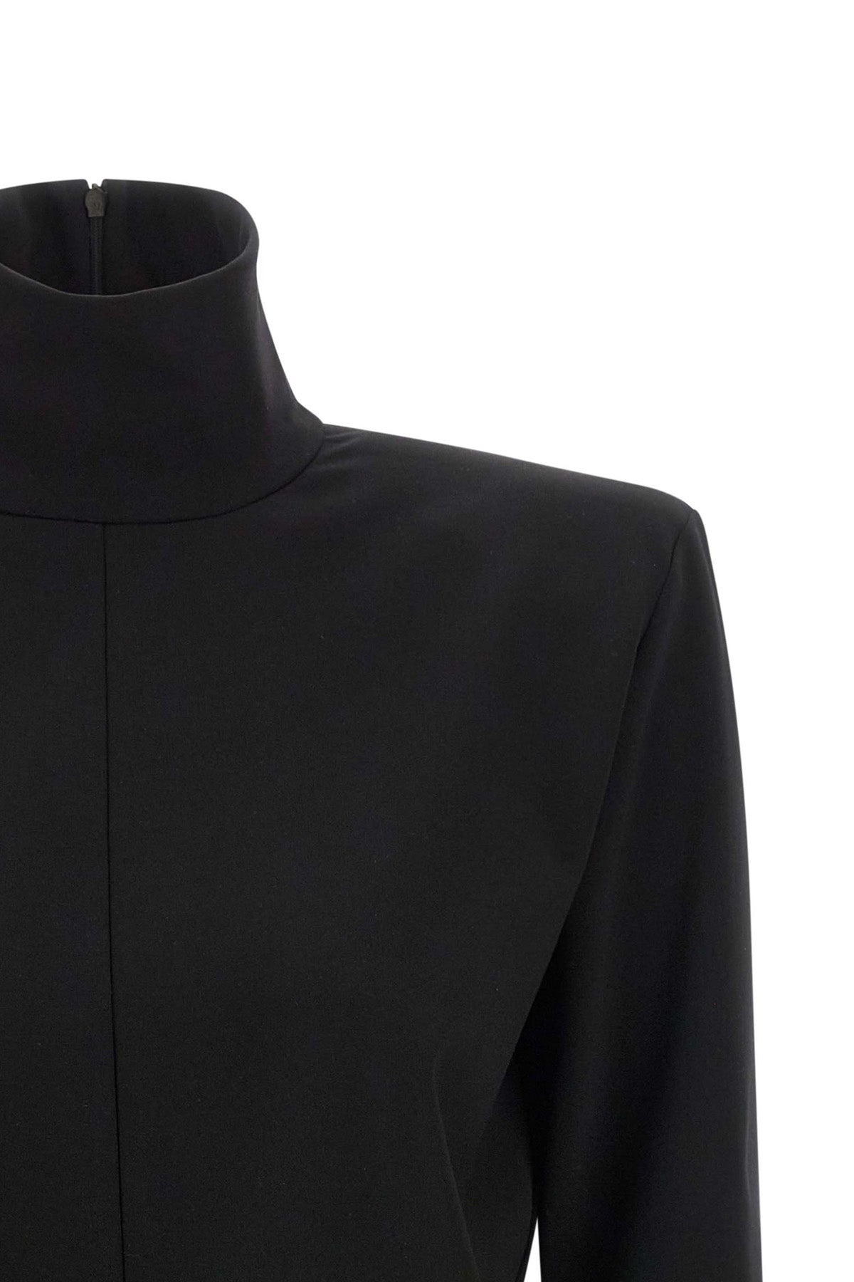 Structured shoulder dress