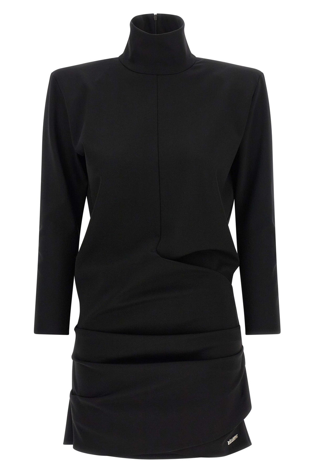 Structured shoulder dress