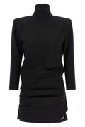 Structured shoulder dress