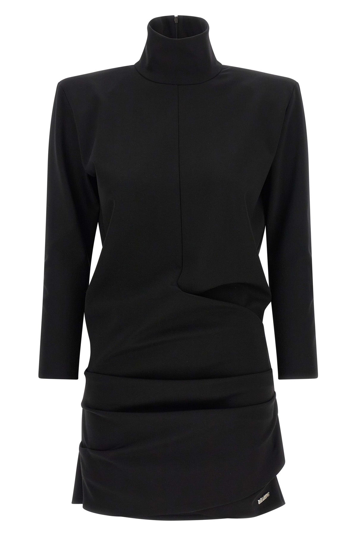 Structured shoulder dress