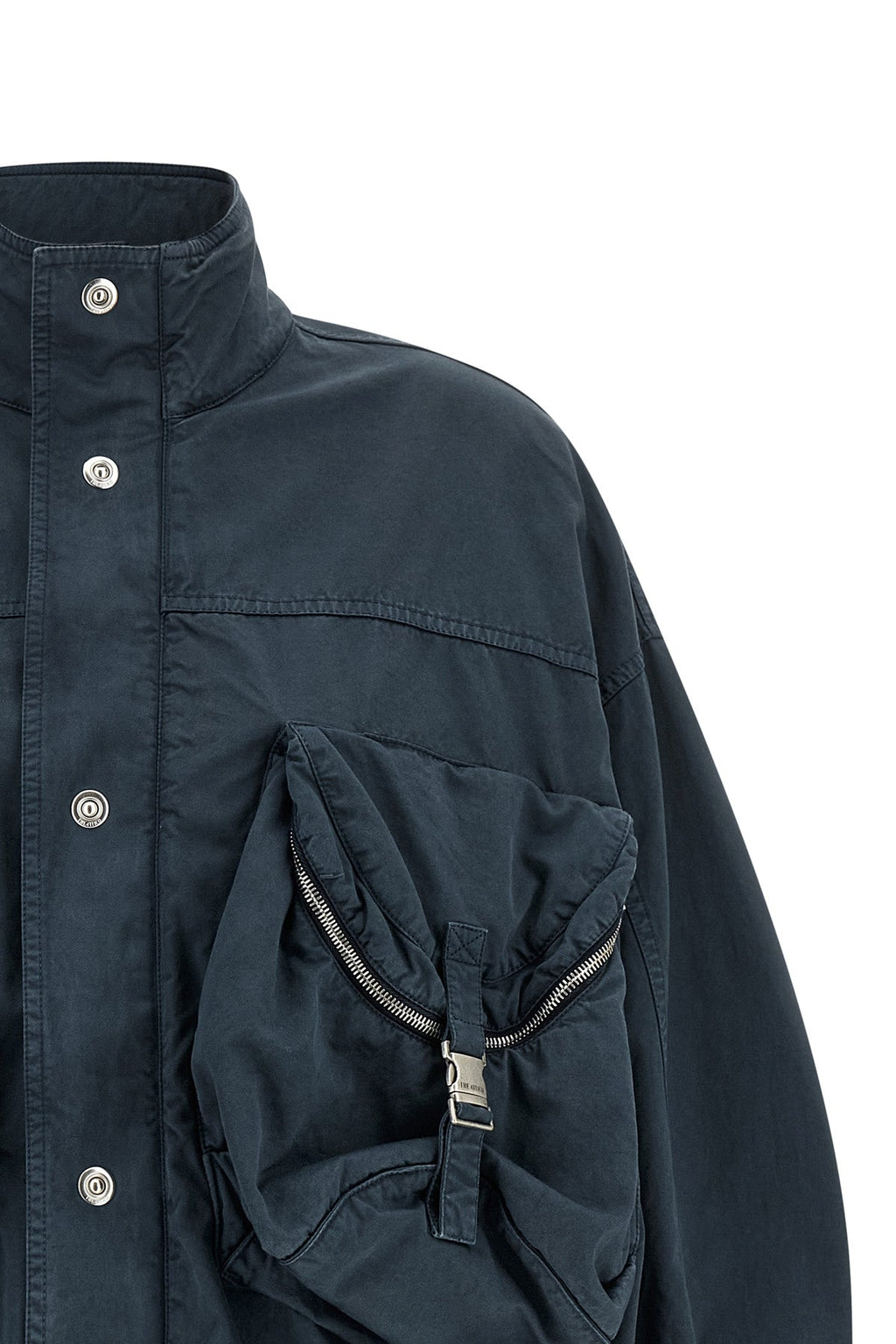 Utility Blue Bomber Jacket