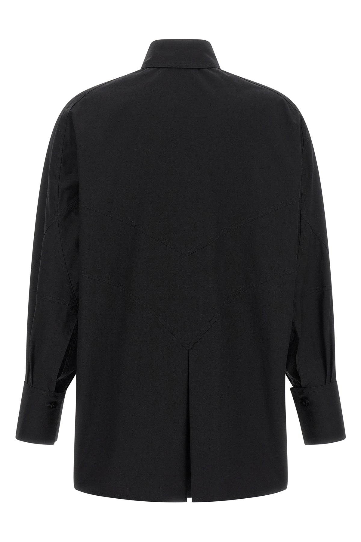 Shaped hem shirt