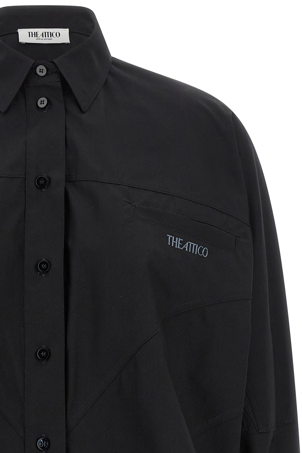 Shaped hem shirt