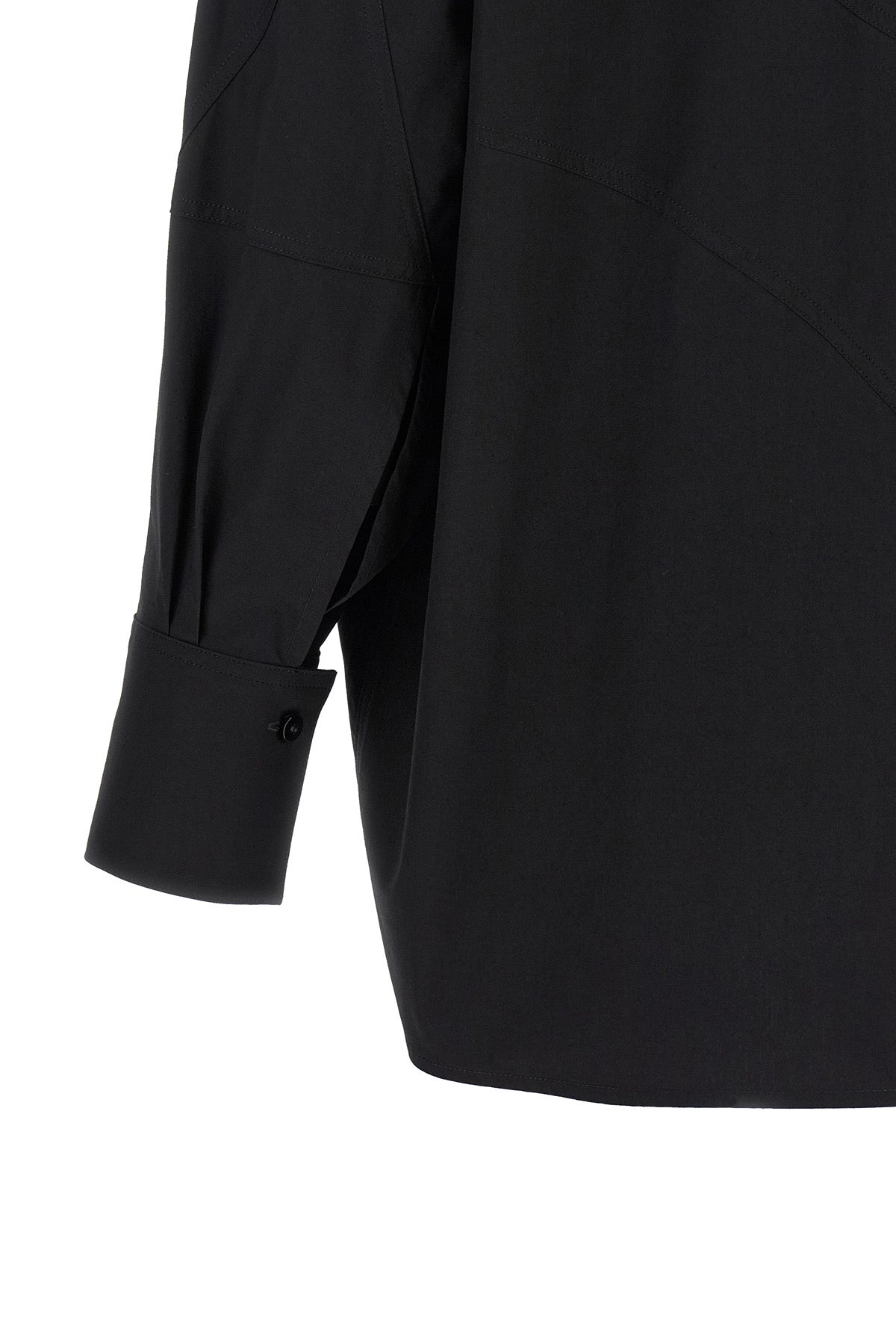 Shaped hem shirt