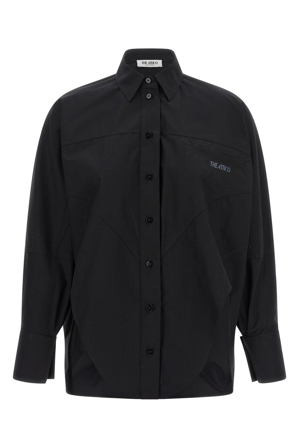 Shaped hem shirt