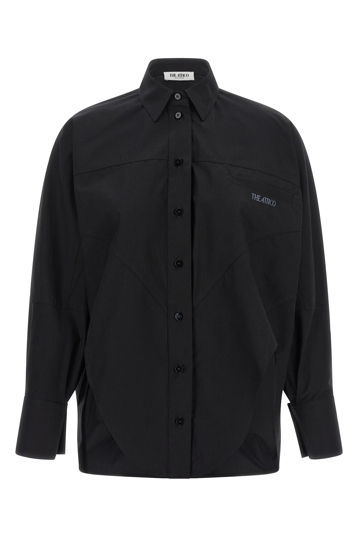 Shaped hem shirt