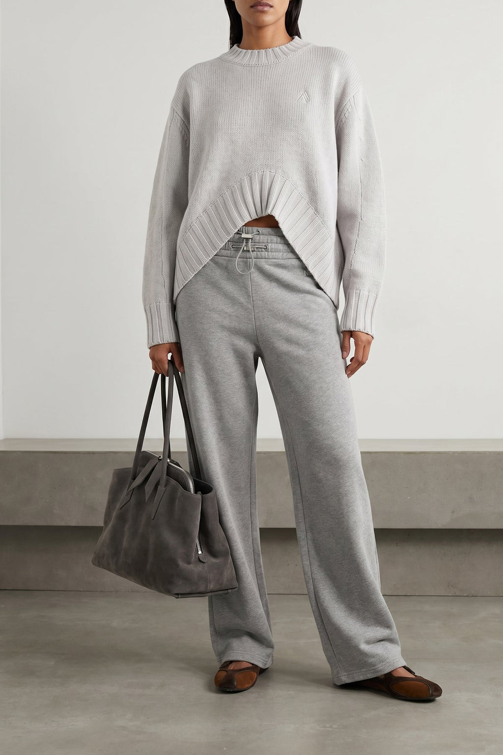 Asymmetrical hem sweater