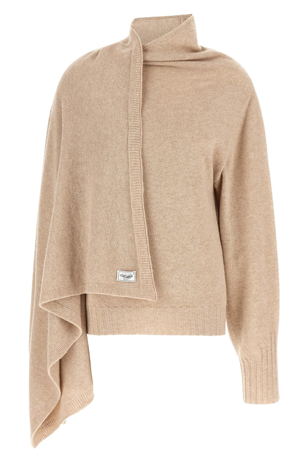 Sweater with scarf