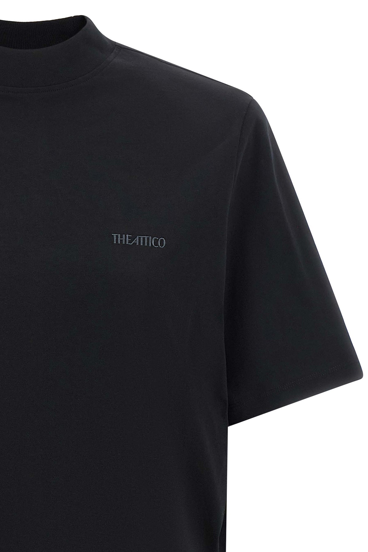 Mock-neck T-shirt