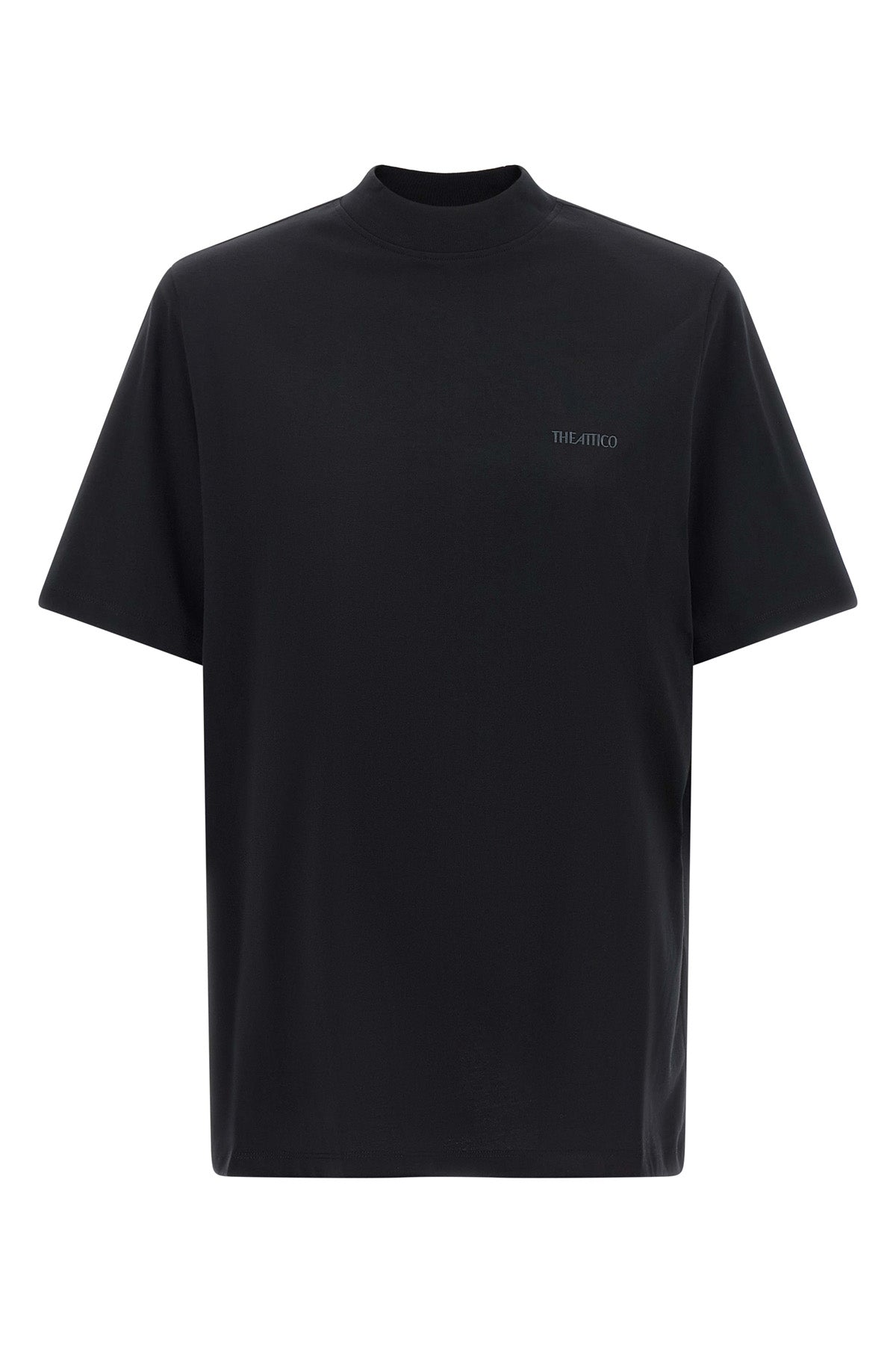 Mock-neck T-shirt