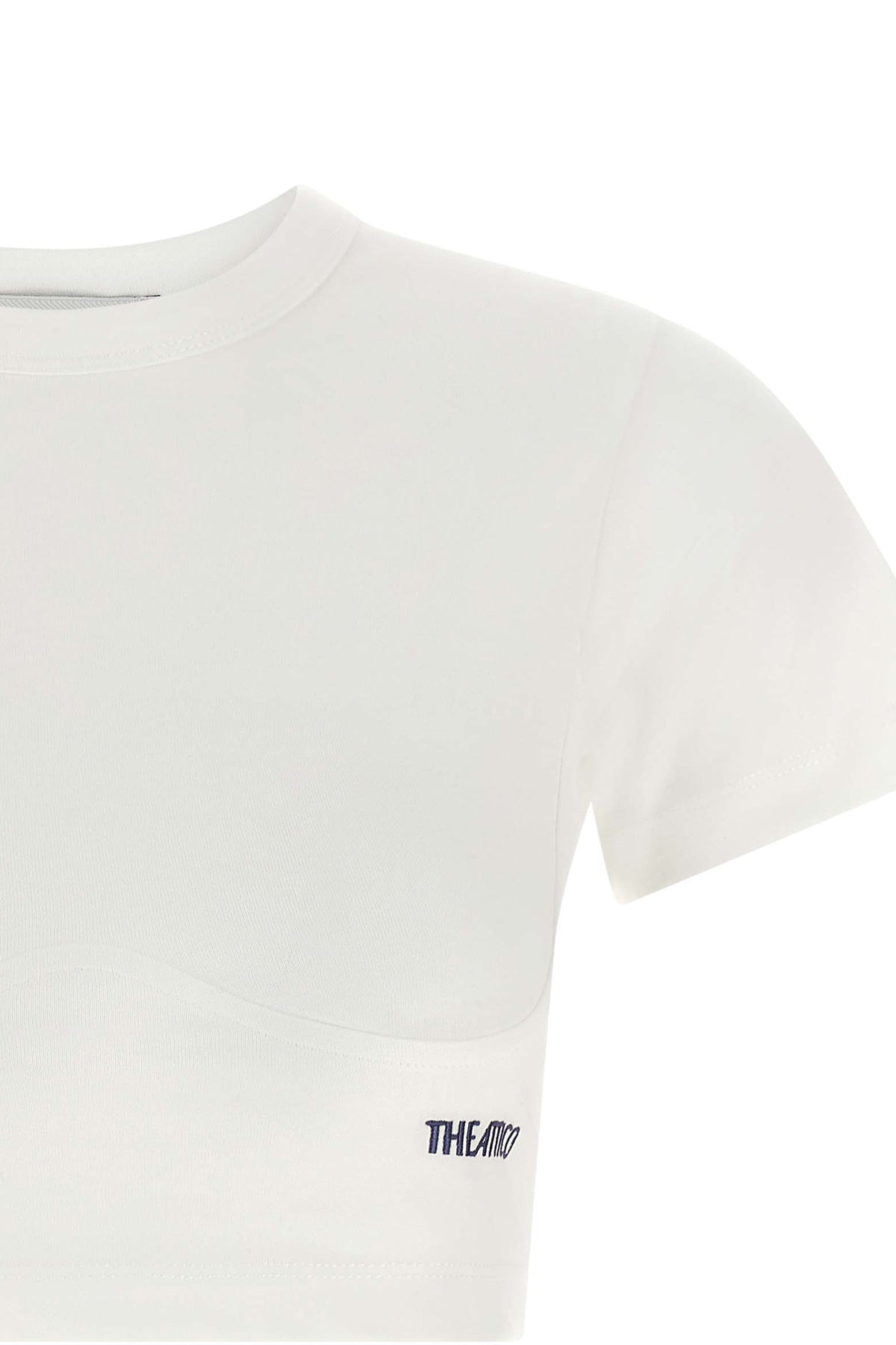 Bustier crop t-shirt