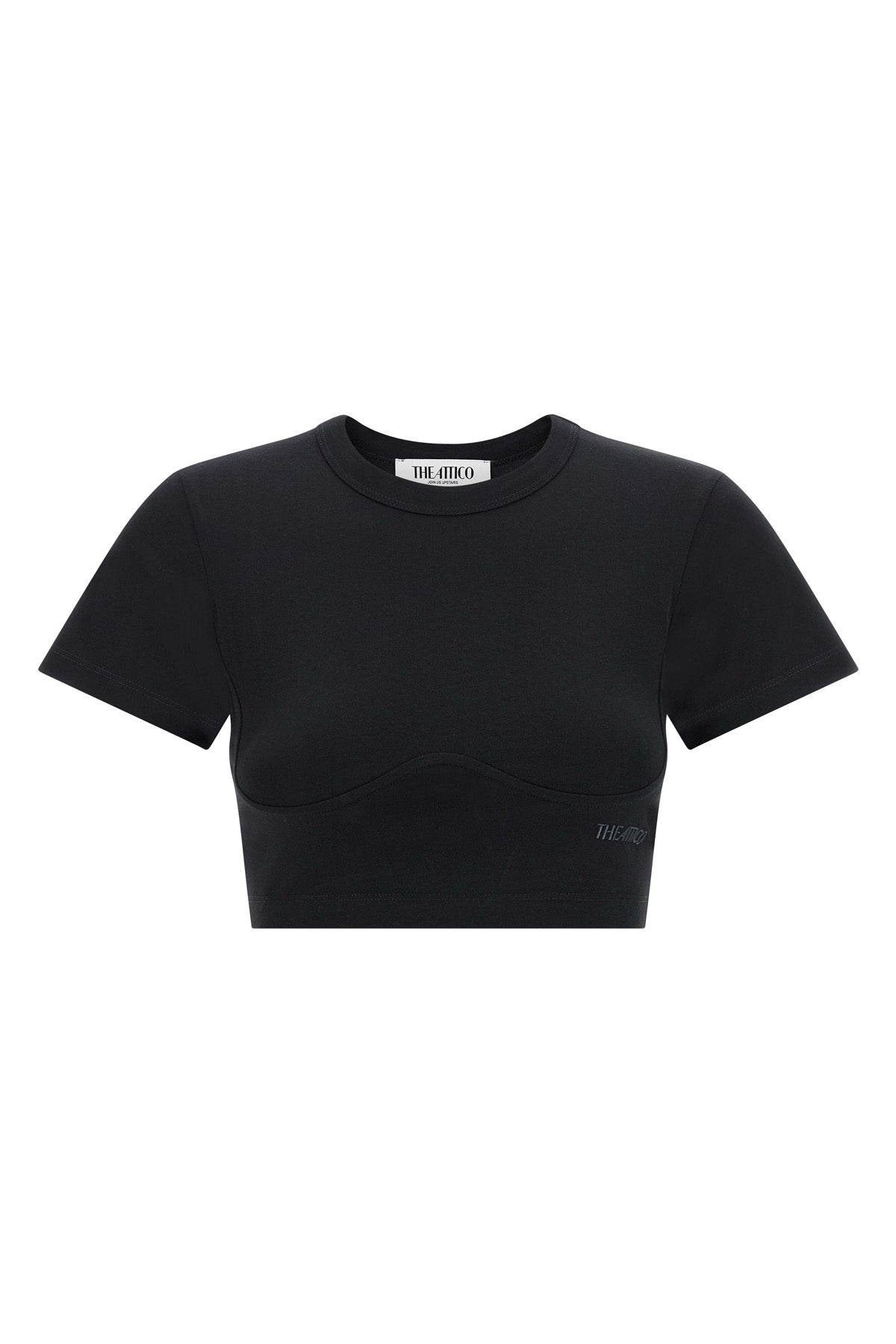 Bustier crop t-shirt