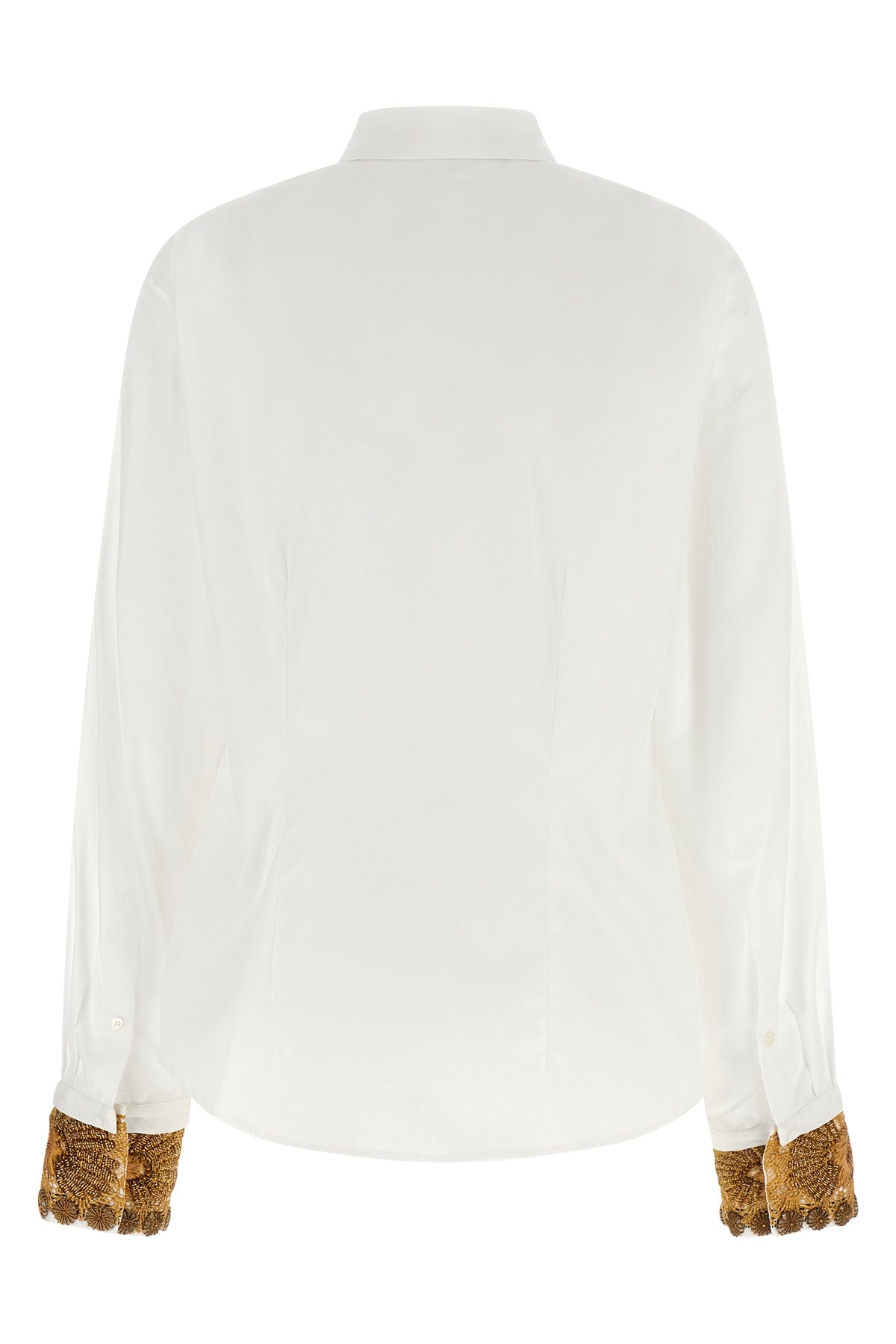Embroidered Cuff Shirt