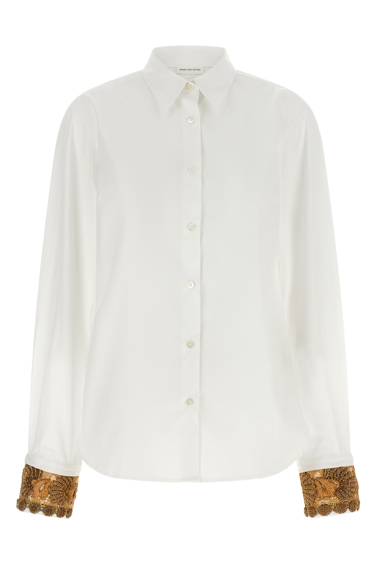 Embroidered Cuff Shirt
