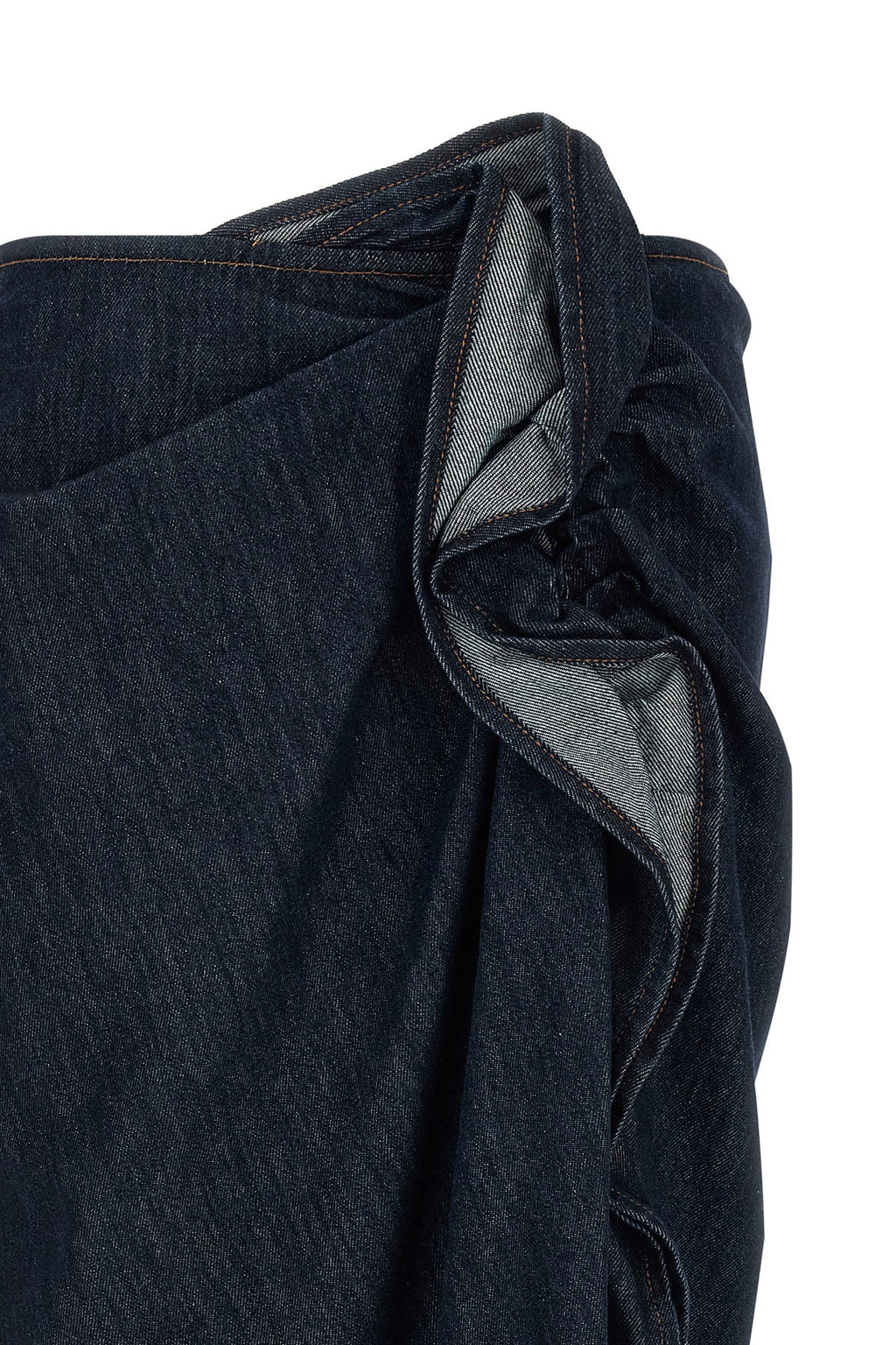 Asymmetric Draped Skirt