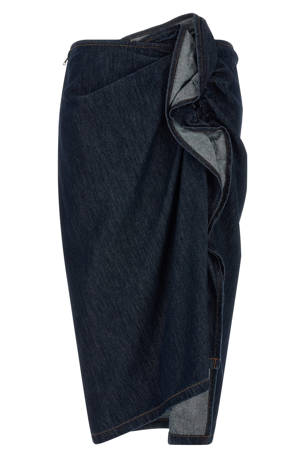 Asymmetric Draped Skirt
