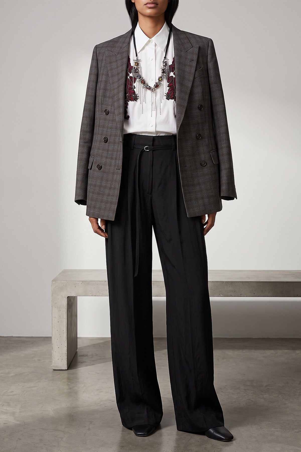 Dries Van Noten Trousers - D-ring belt detail