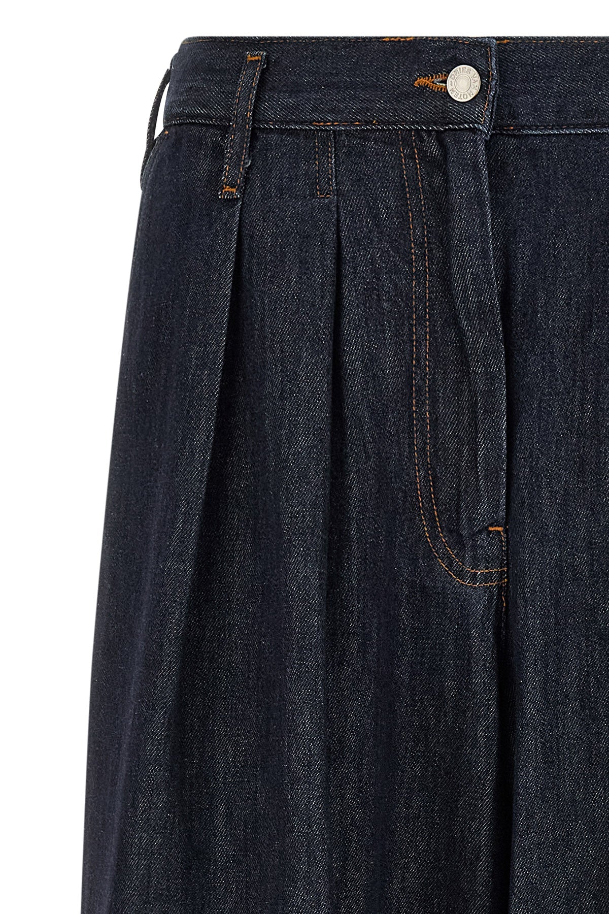 Dries Van Noten Pamplona Jeans - Front Pleat Detail