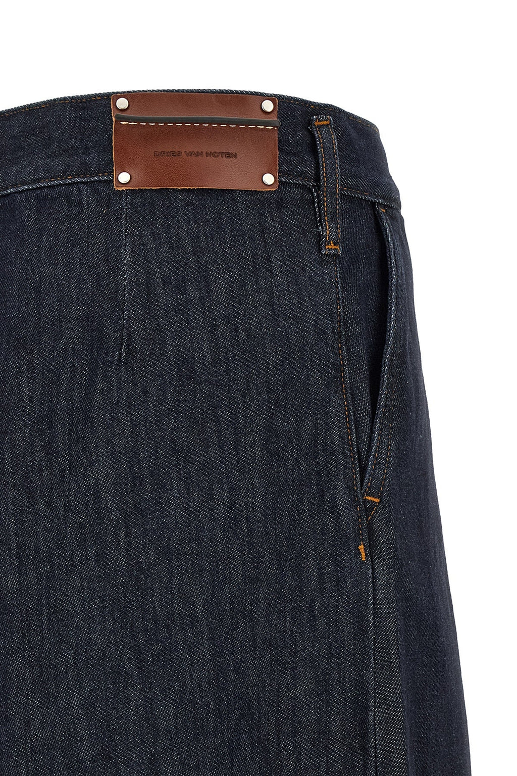 Dries Van Noten Pamplona Jeans - Front Pleat Detail