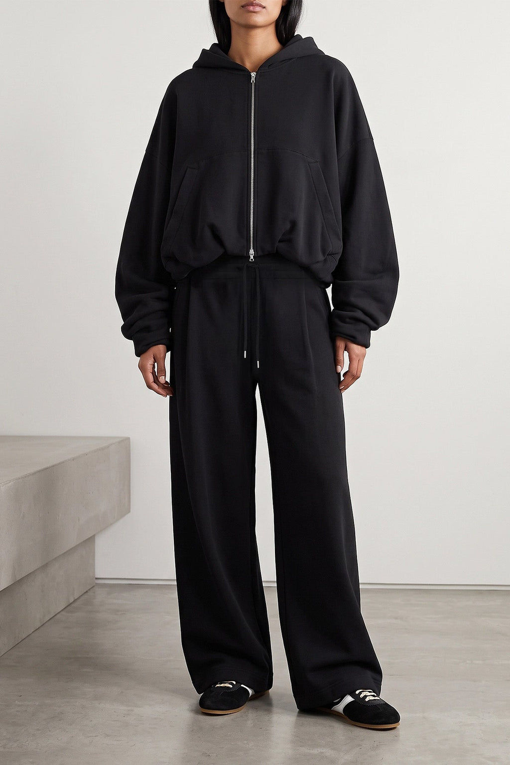 Dries Van Noten Hoodie With Sculptural Sleeves