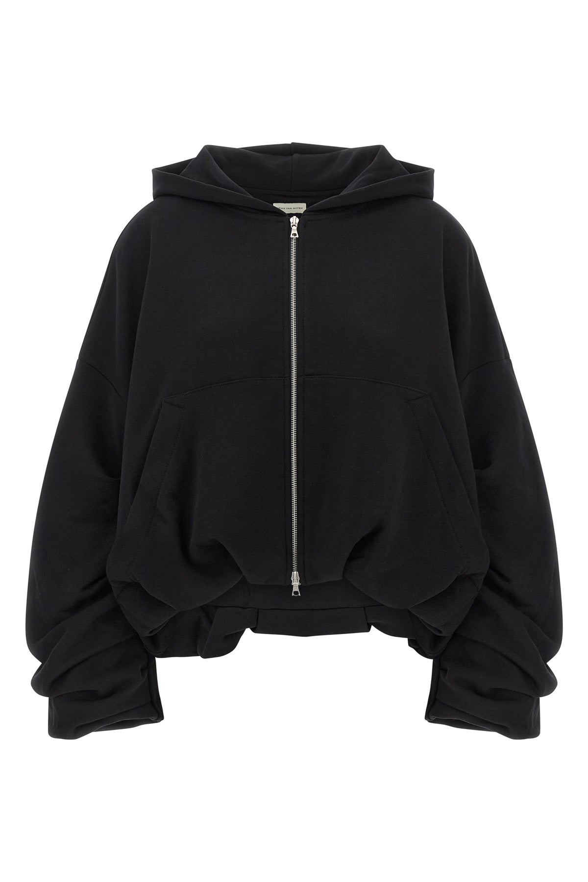 Dries Van Noten Hoodie With Sculptural Sleeves