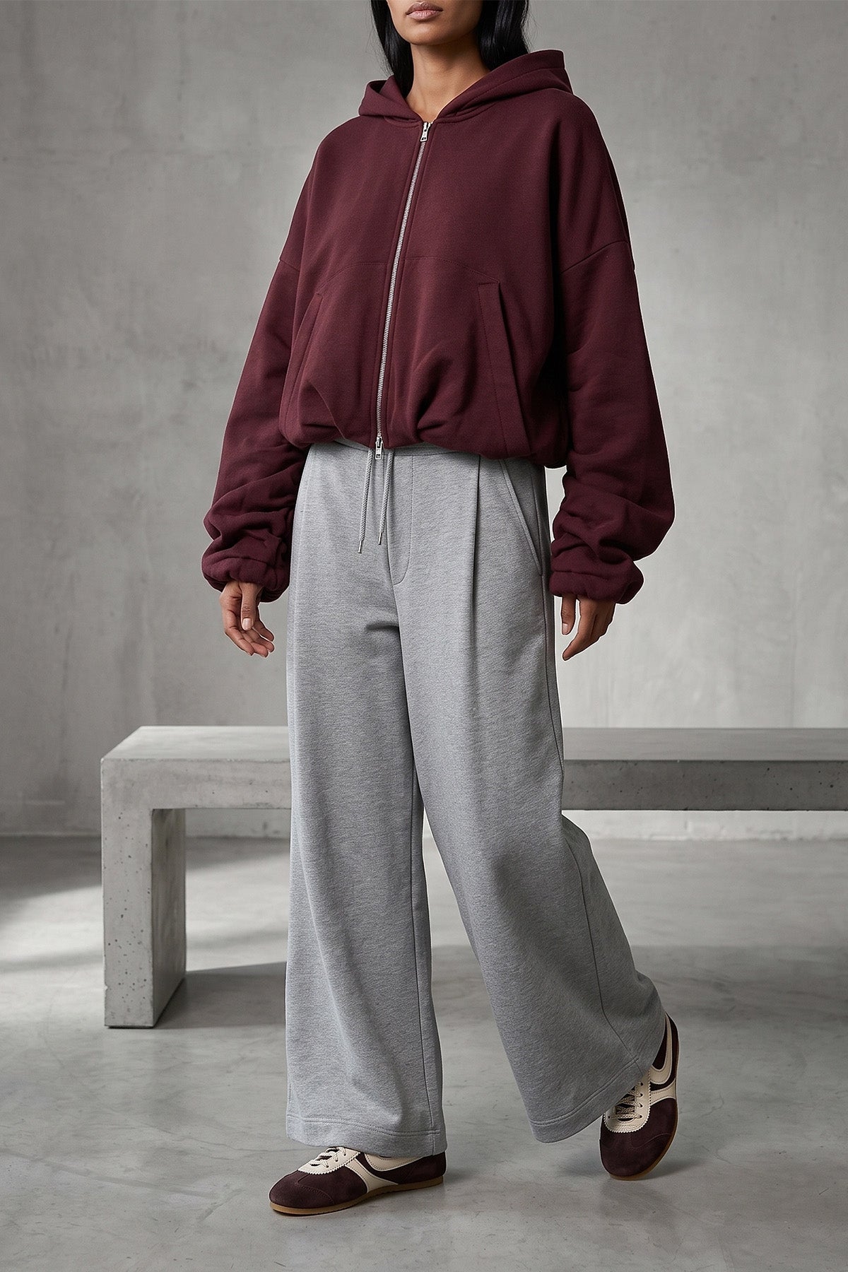 Dries Van Noten Hoodie With Draped Hem