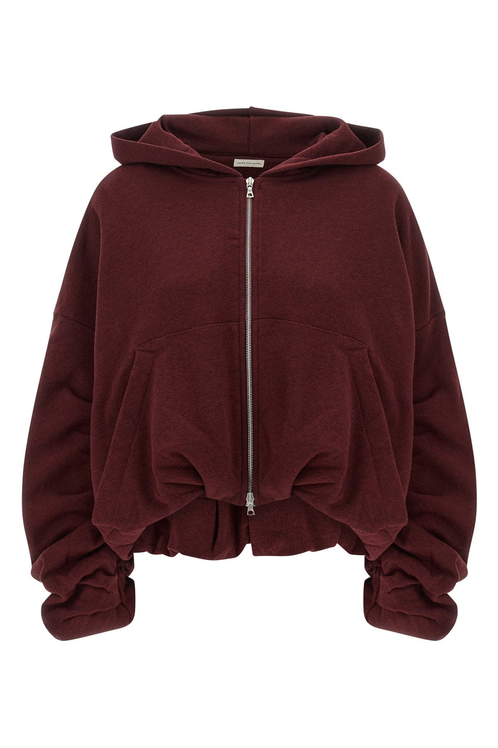 Dries Van Noten Hoodie With Draped Hem