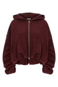 Dries Van Noten Hoodie With Draped Hem