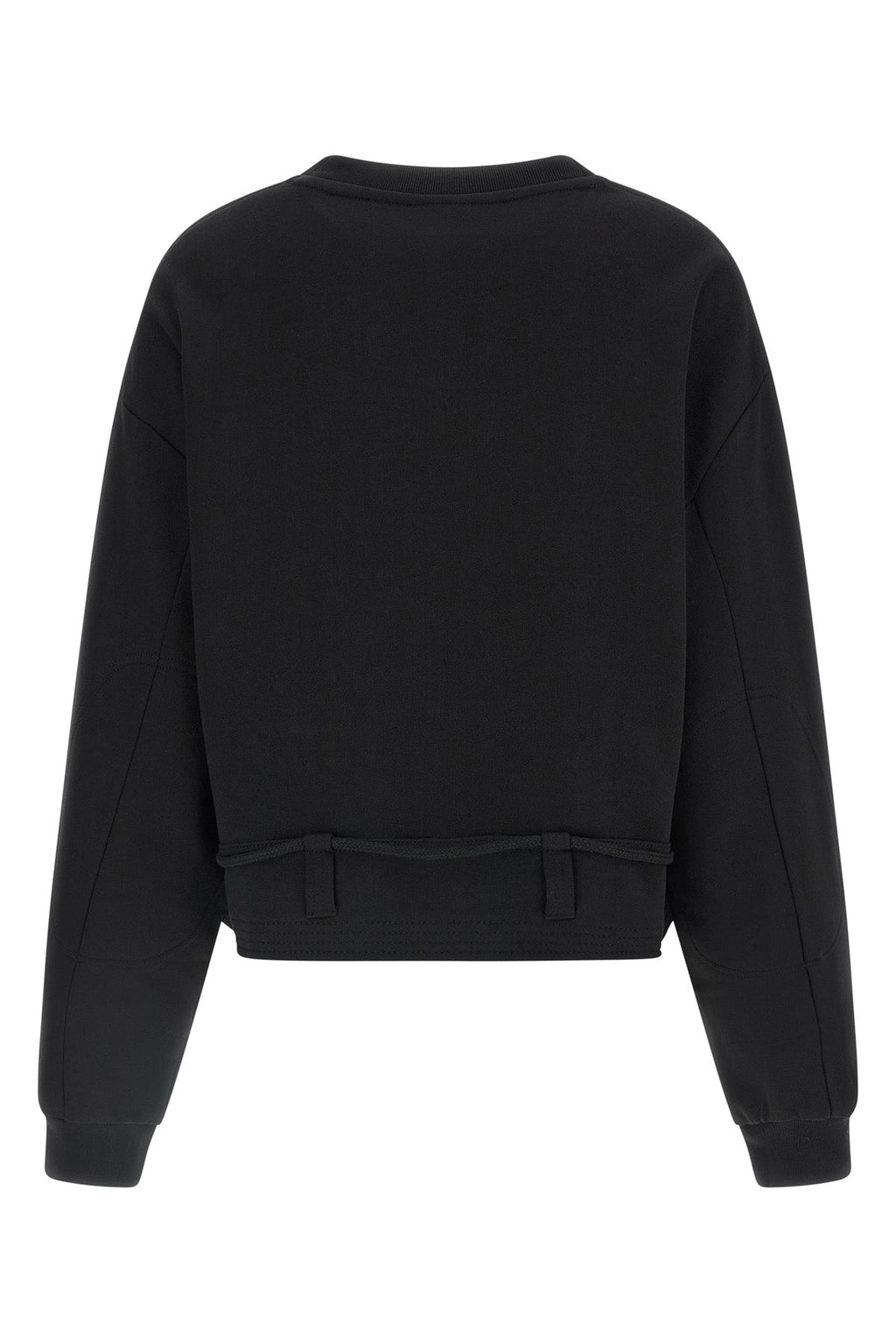 Dries Van Noten Cotton Sweatshirt with Drawstring Hem