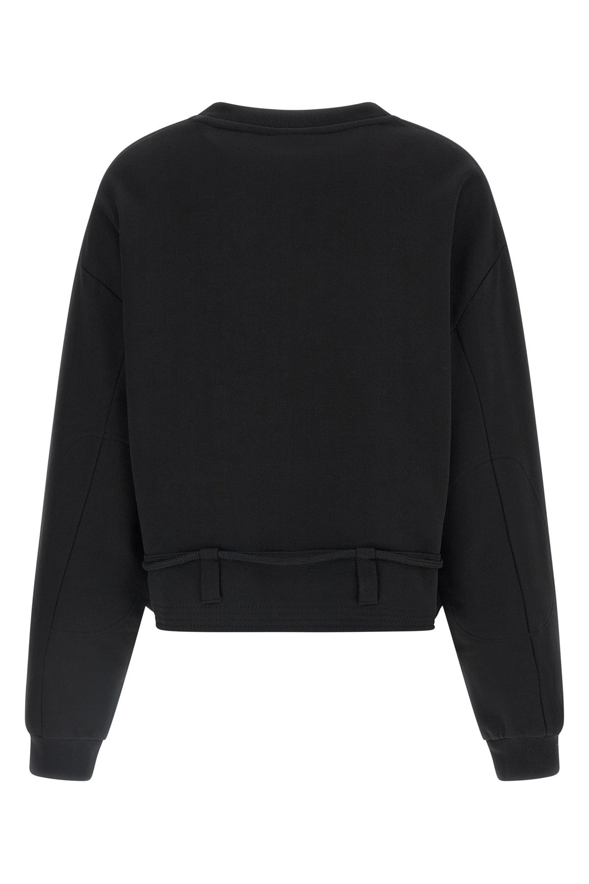 Dries Van Noten Cotton Sweatshirt with Drawstring Hem