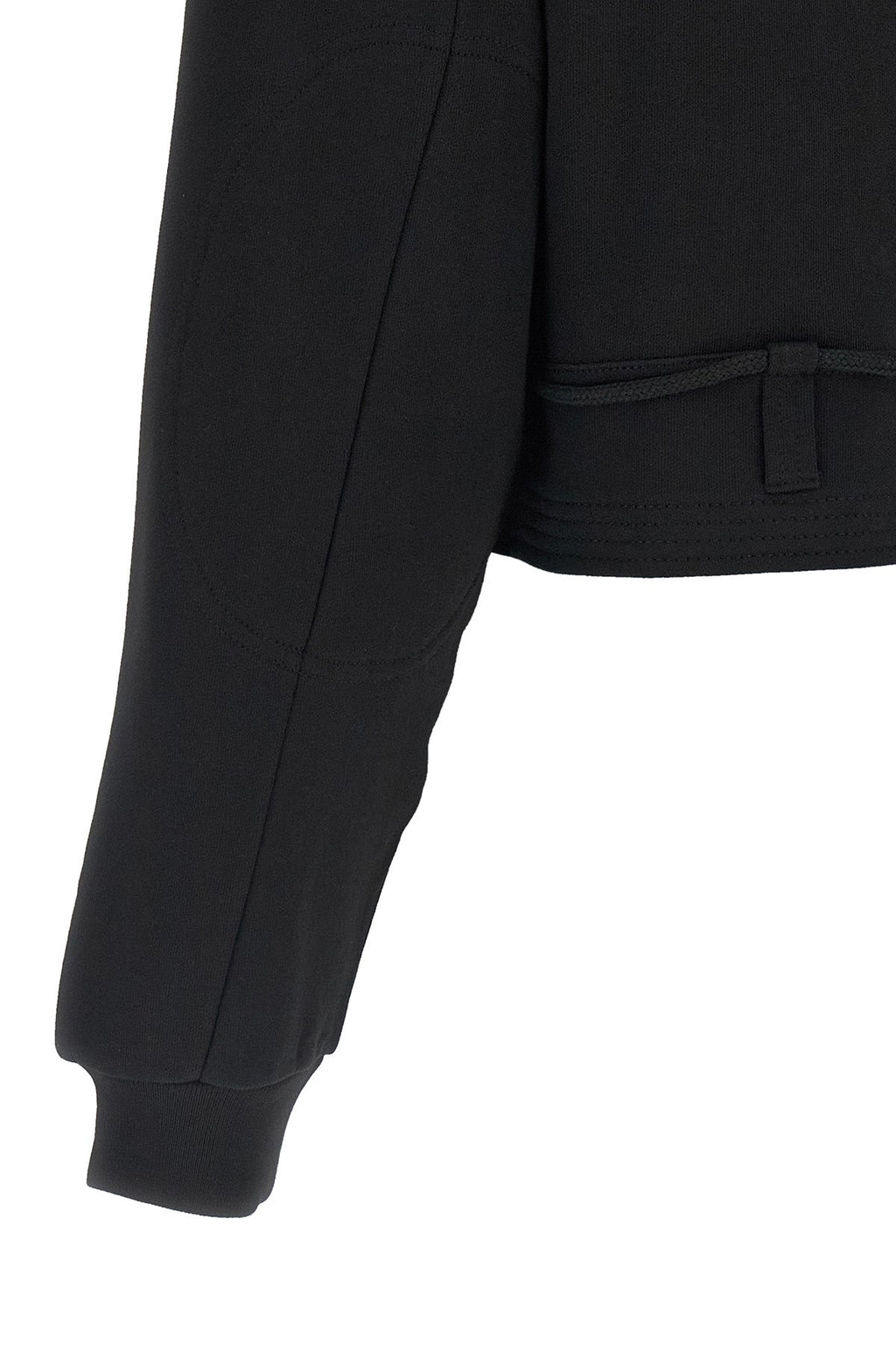 Dries Van Noten Cotton Sweatshirt with Drawstring Hem